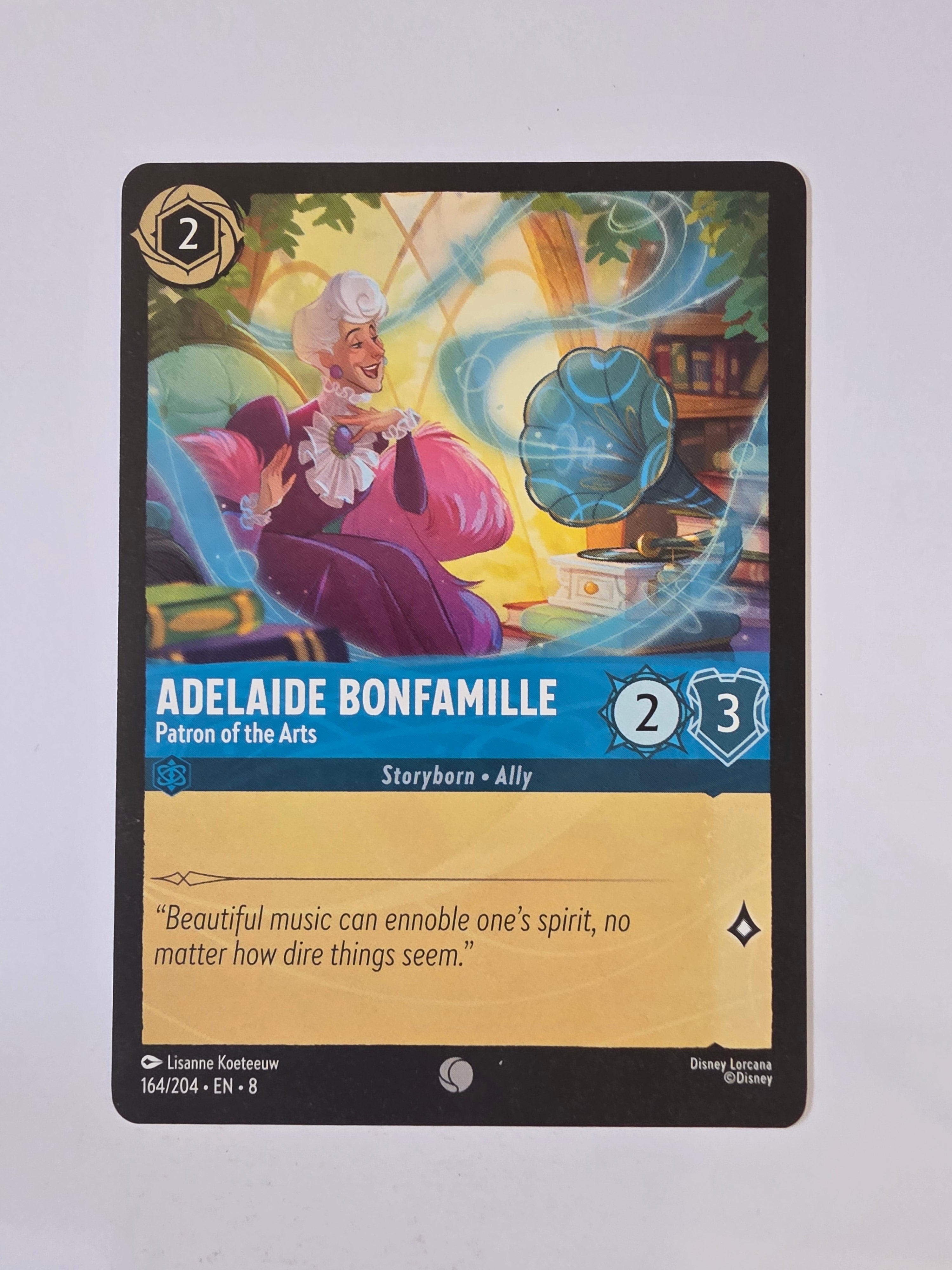 Disney Lorcana Reign of Jafar | Adelaide Bonfamille Patro of the Arts | #164 | Common