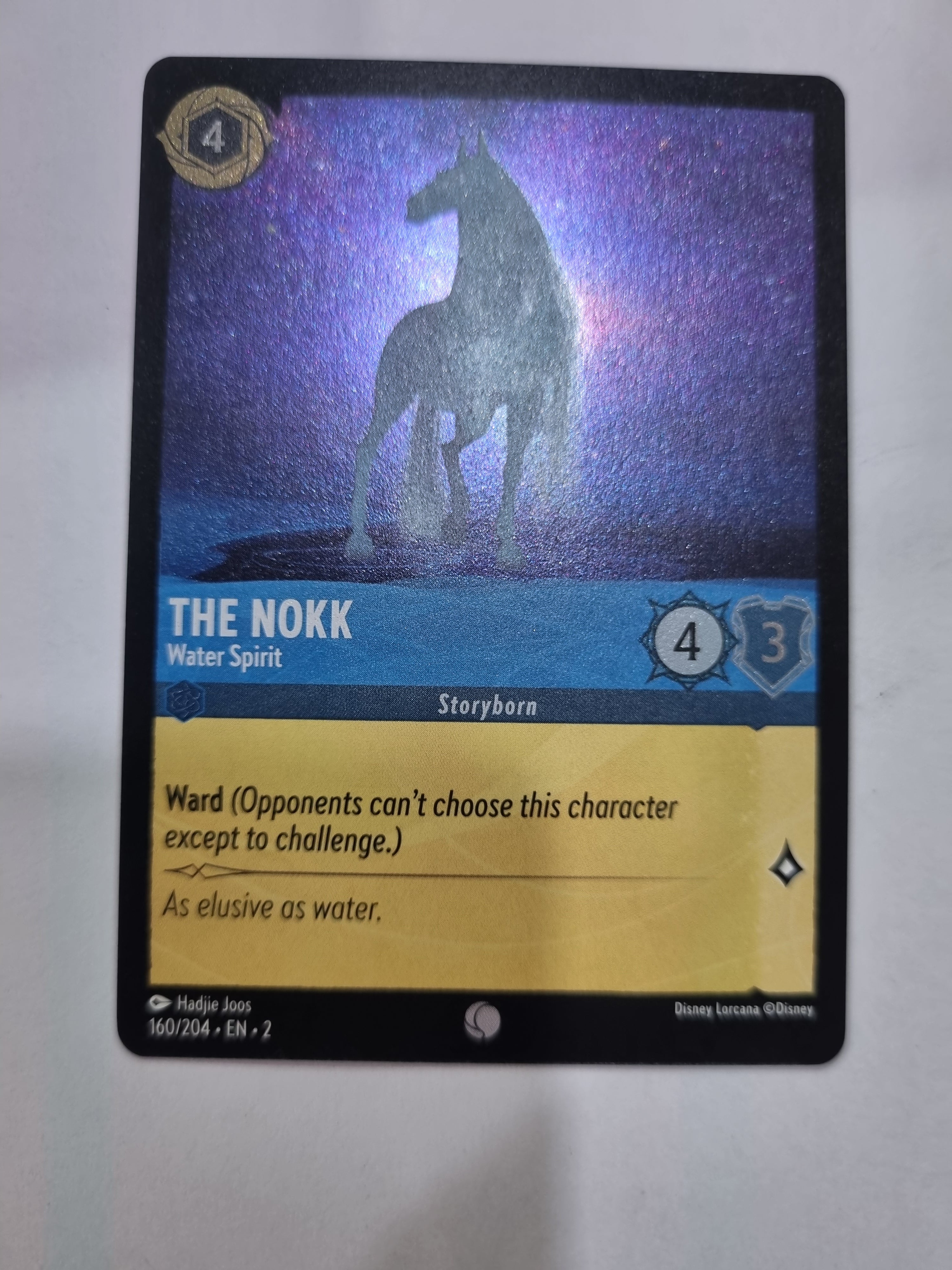 Lorcana - Floodborn - #160/204 - Coldfoil - The Nokk - Water Spirit - Common
