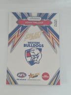 AFL Footy Stars 2025 Luminous Thunderbolt Gold #LT212 A. Treloar Bulldogs #362/399