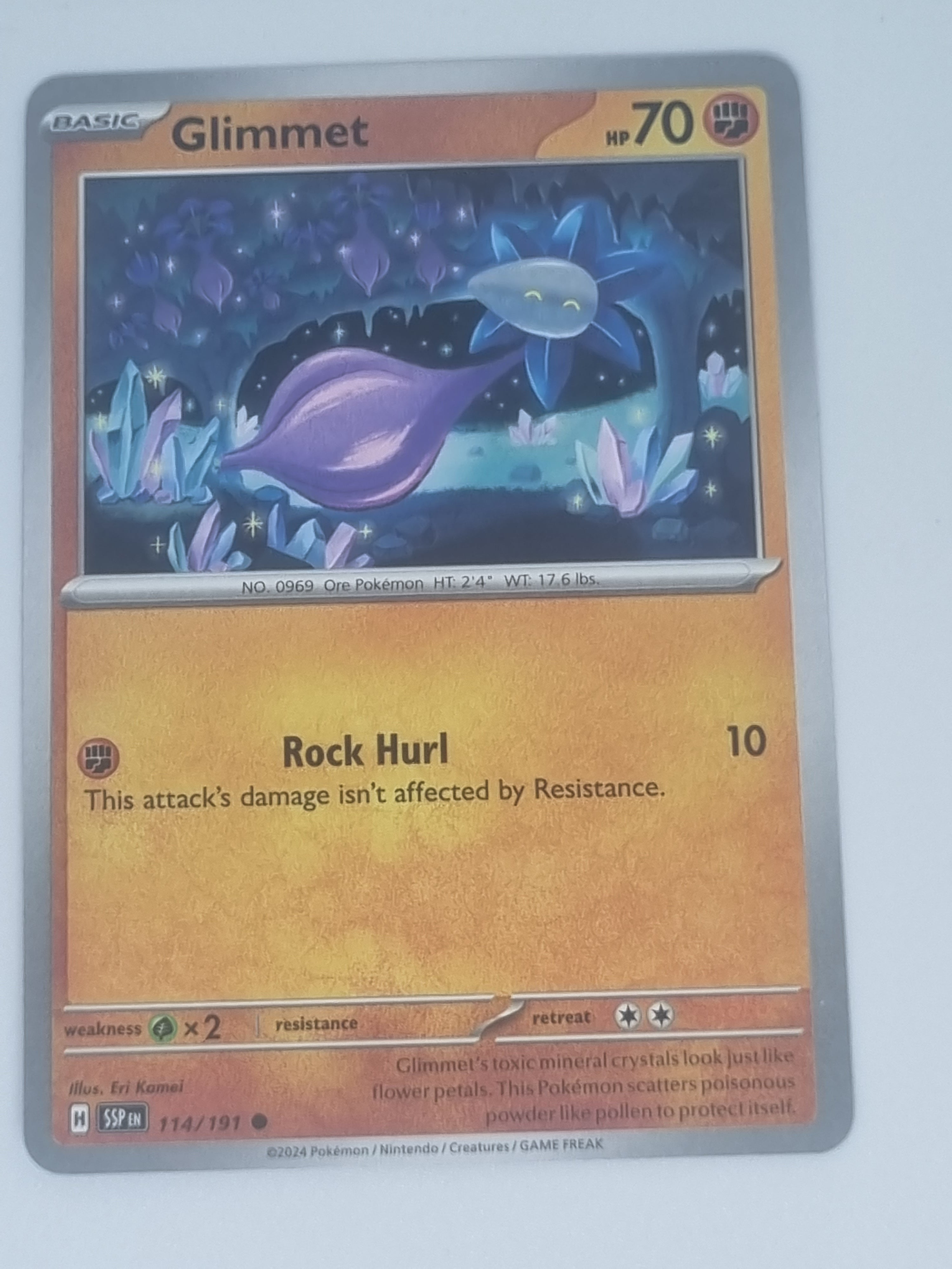 Pokemon TCG - Surging Sparks - #114/191 - Glimmet - Common