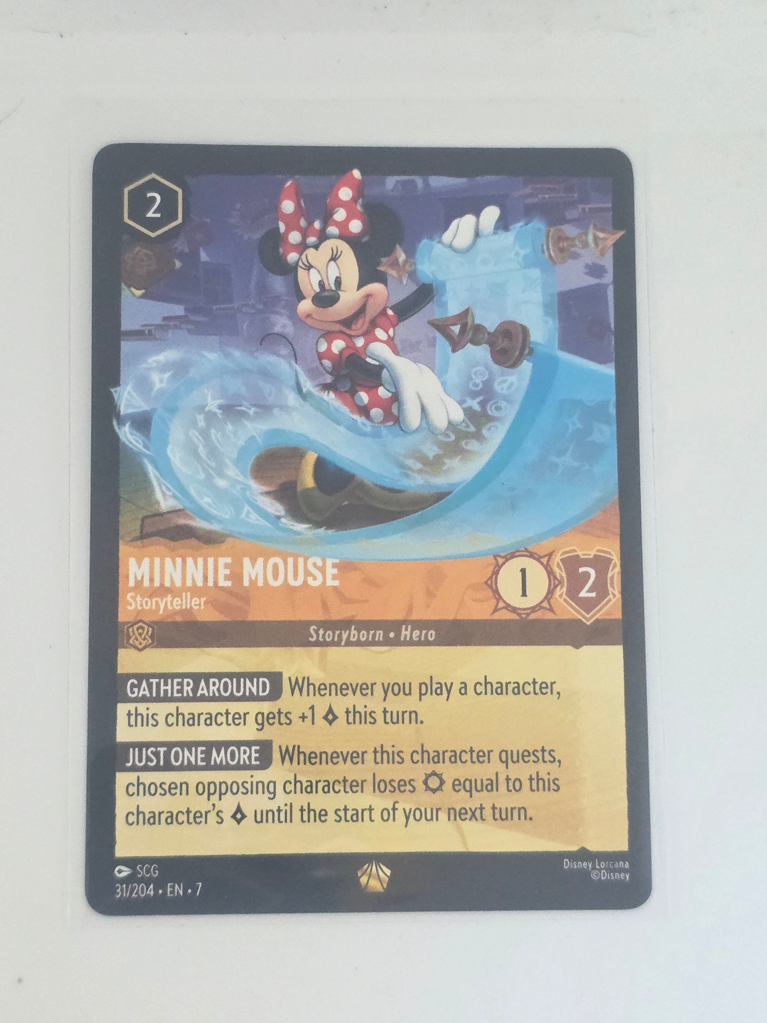 Lorcana | Archazia's Island | #31/204 | Minnie Mouse - Storyteller | Legendary