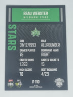 2024-25 LUXE Cricket Traders - Parallel - #P110 - Beau Webster - Stars