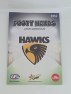 AFL Footy Stars 2025 | Footy Heads | #FH56 | J. Ginnivan | Hawthorn