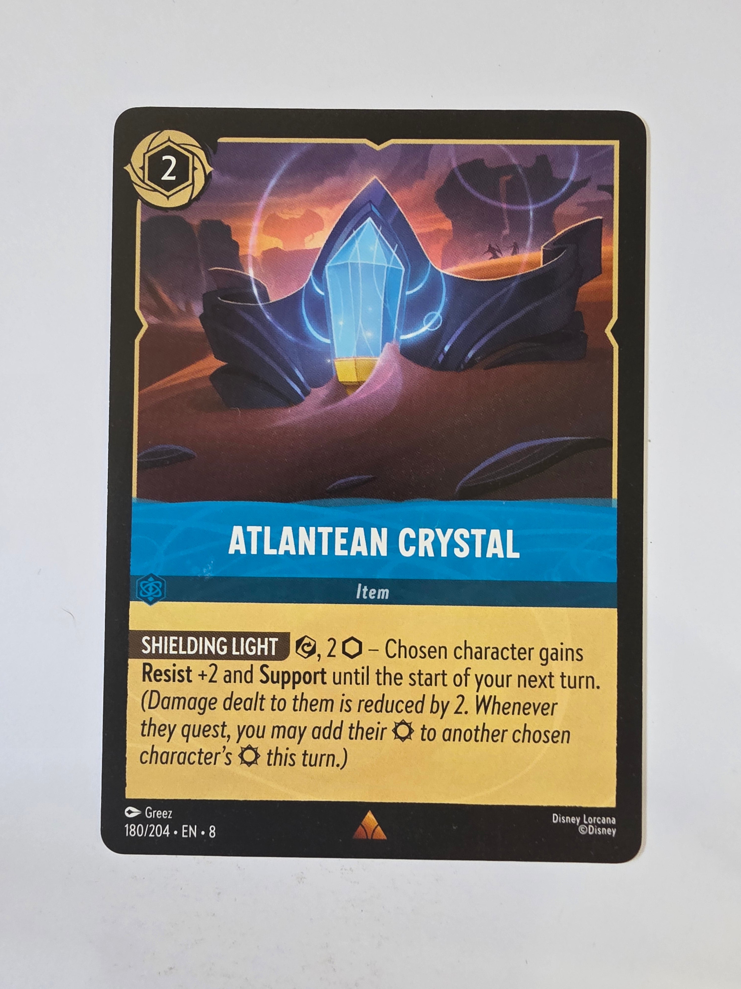 Disney Lorcana Reign of Jafar | Atlantean Crystal | #180 | Rare