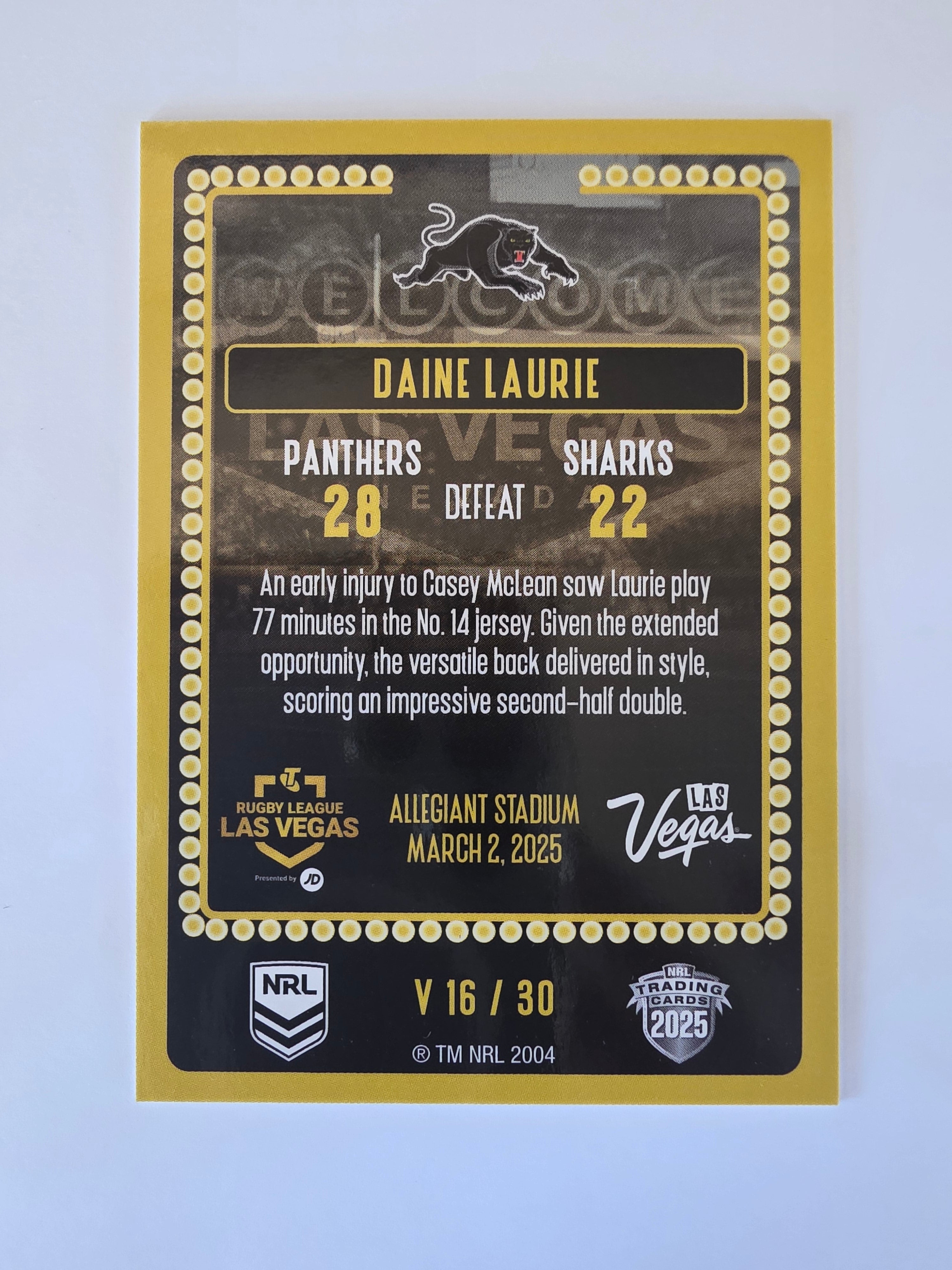 NRL 2025 Elite | 2025 Vegas Round | #V16 | Daine Laurie | Panthers