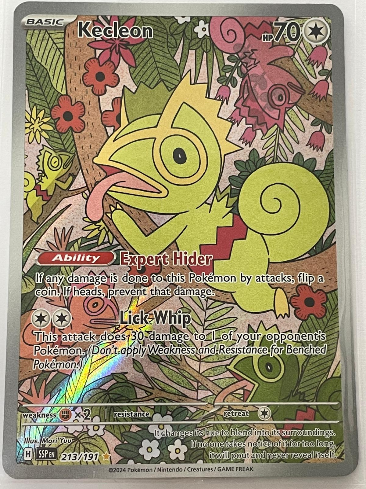 Pokemon TCG - Surging Sparks - #213/191 - Keclean - Illustration Rare