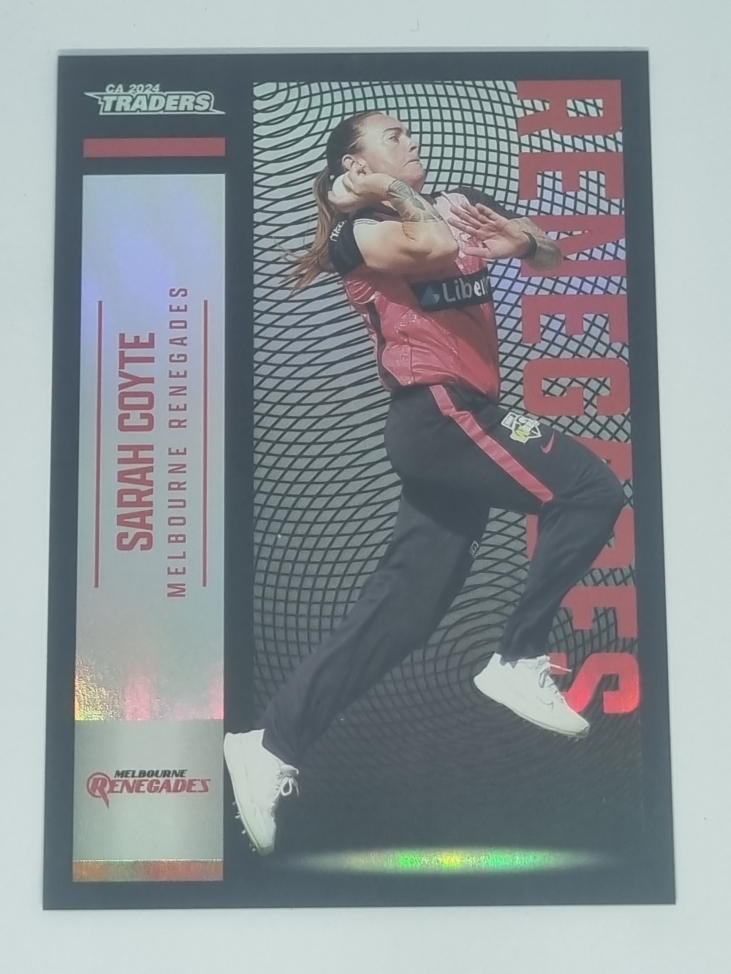 2024-25 LUXE Cricket Traders - Parallel - #P099 - Sarah Coyte - Renegades