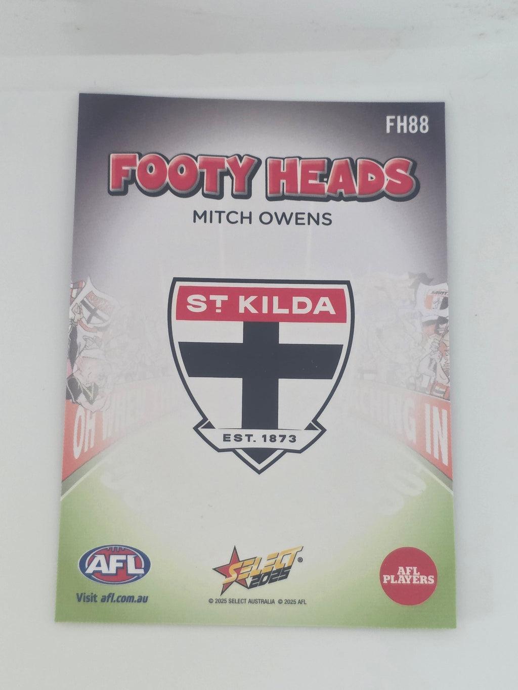 AFL Footy Stars 2025 | Footy Heads | #FH88 | M. Owens | St Kilda