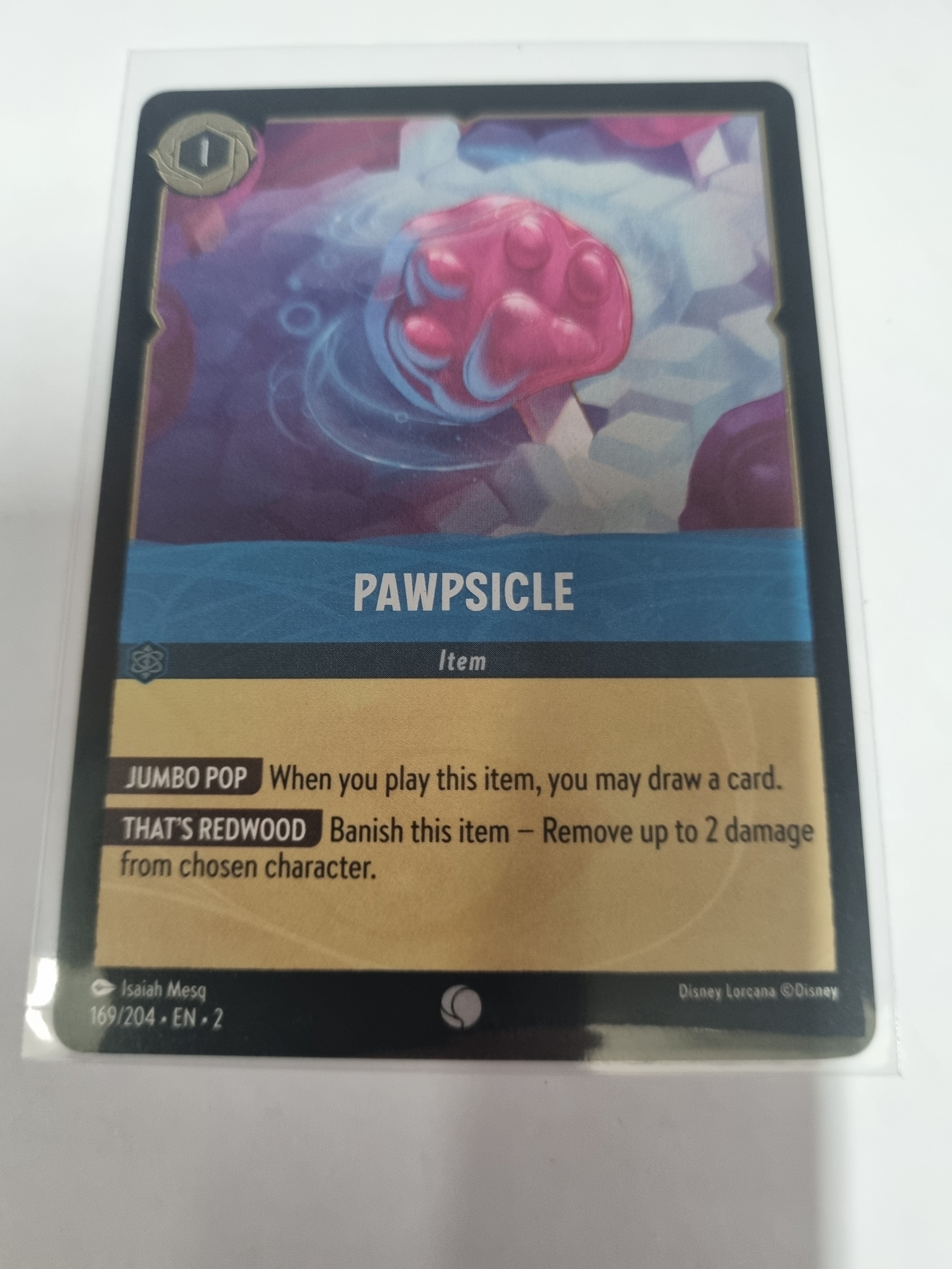 Lorcana - Floodborn - #169/204 - Coldfoil - Pawpsicle - Common