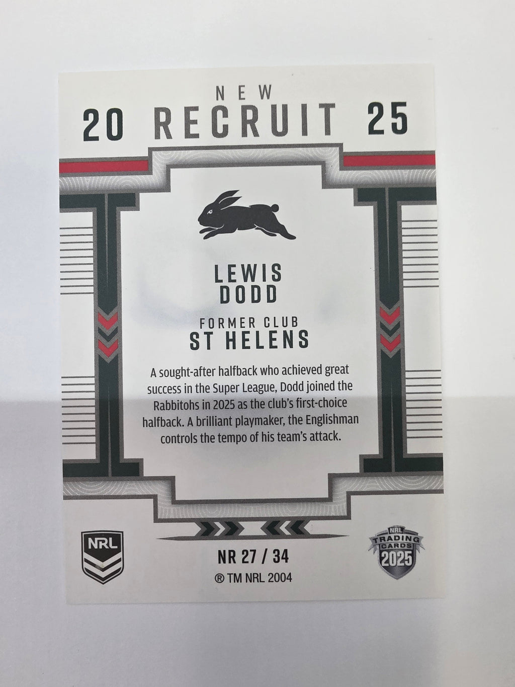 NRL 2025 Elite | New Recruits | #NR27 | Lewis Dodd | Rabbitohs