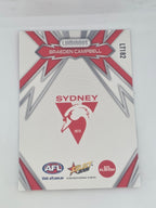 AFL Footy Stars 2025 | Luminous Thunderbolt | #LT182 | B. Campbell Sydney Swans