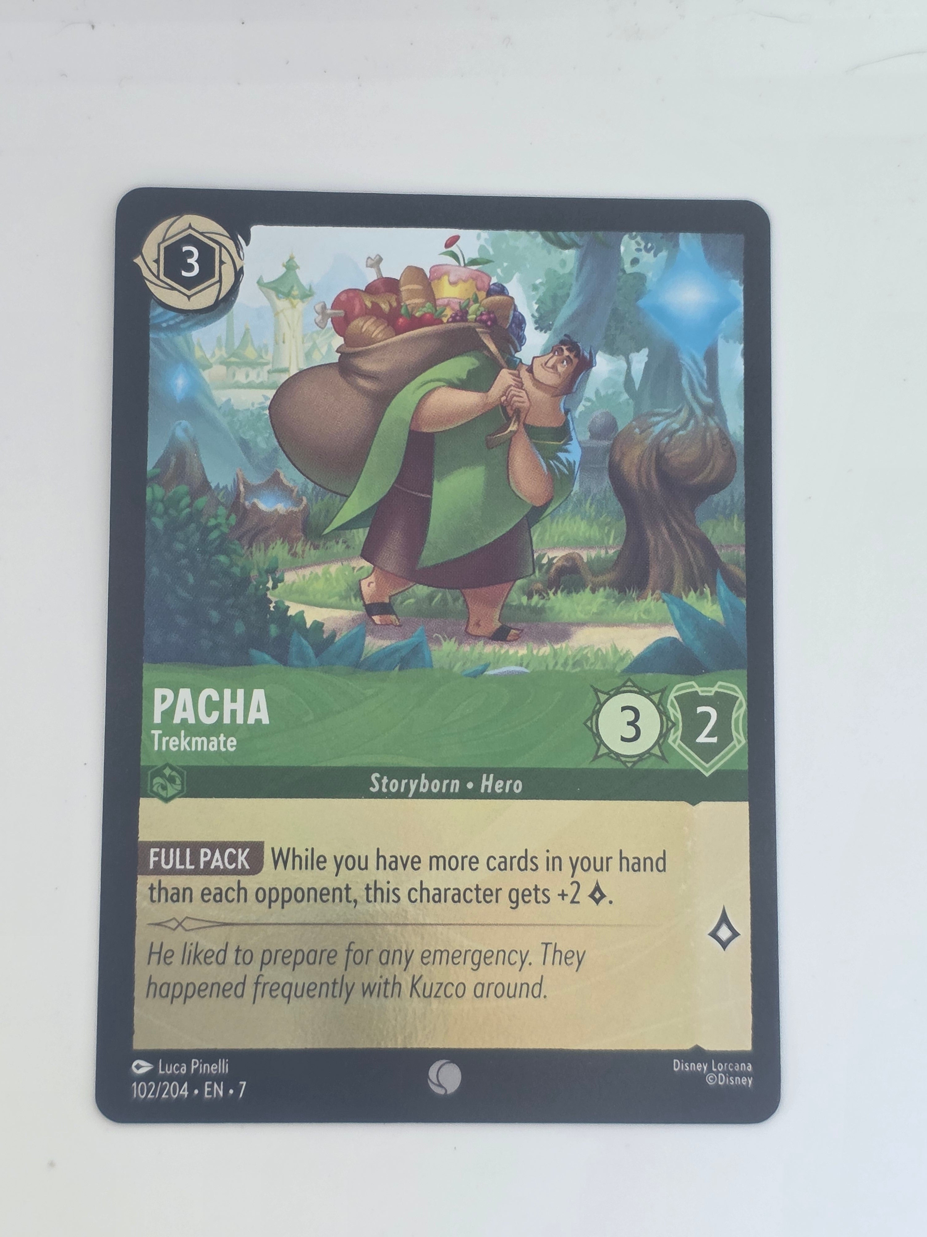 Lorcana | Archazia's Island COLDFOIL #102/204 | Pacha - Hiking Buddy | Common