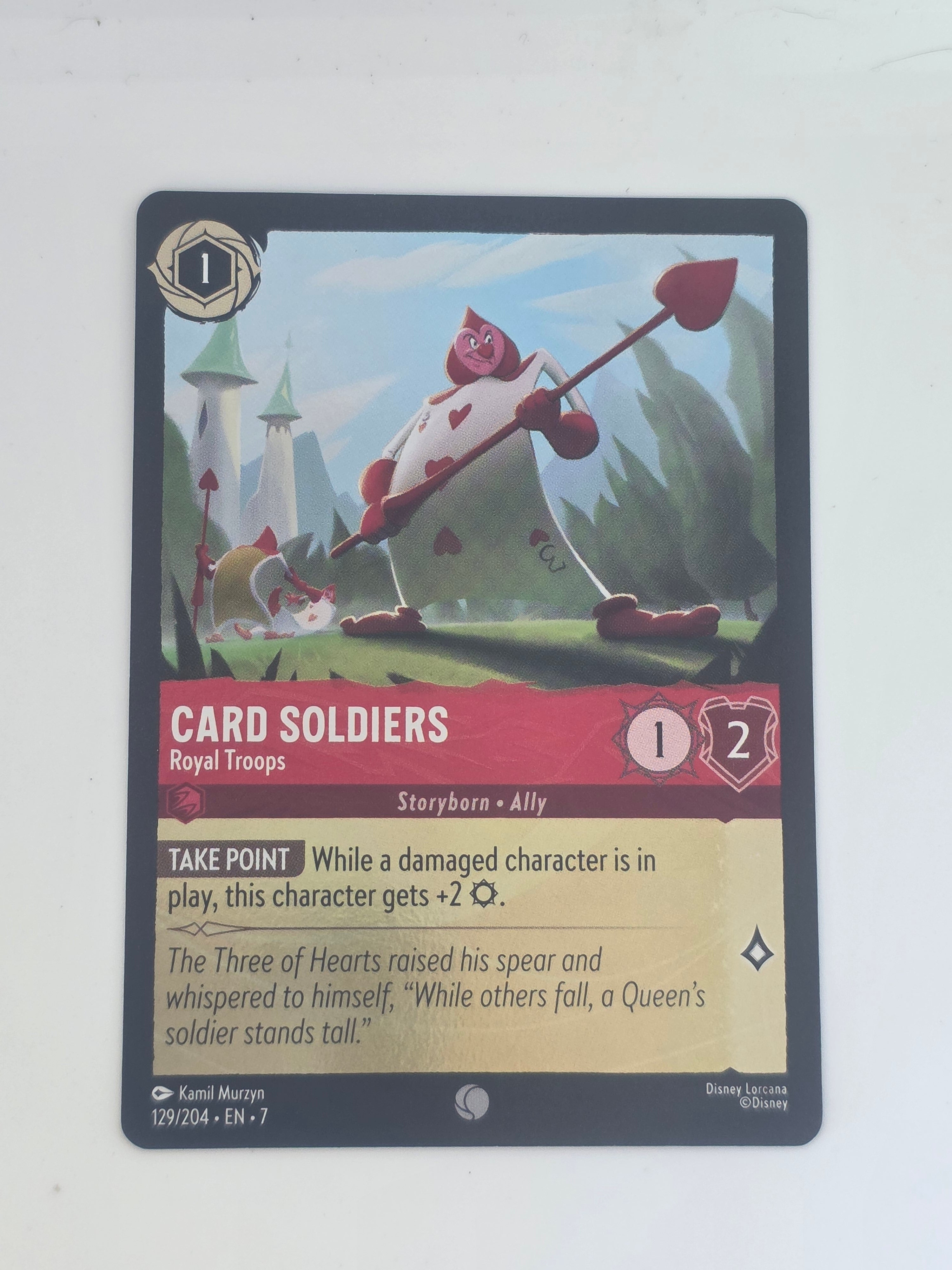 Lorcana | Archazia's Island COLDFOIL #129/204 Card Soldier Royal Troops | Common