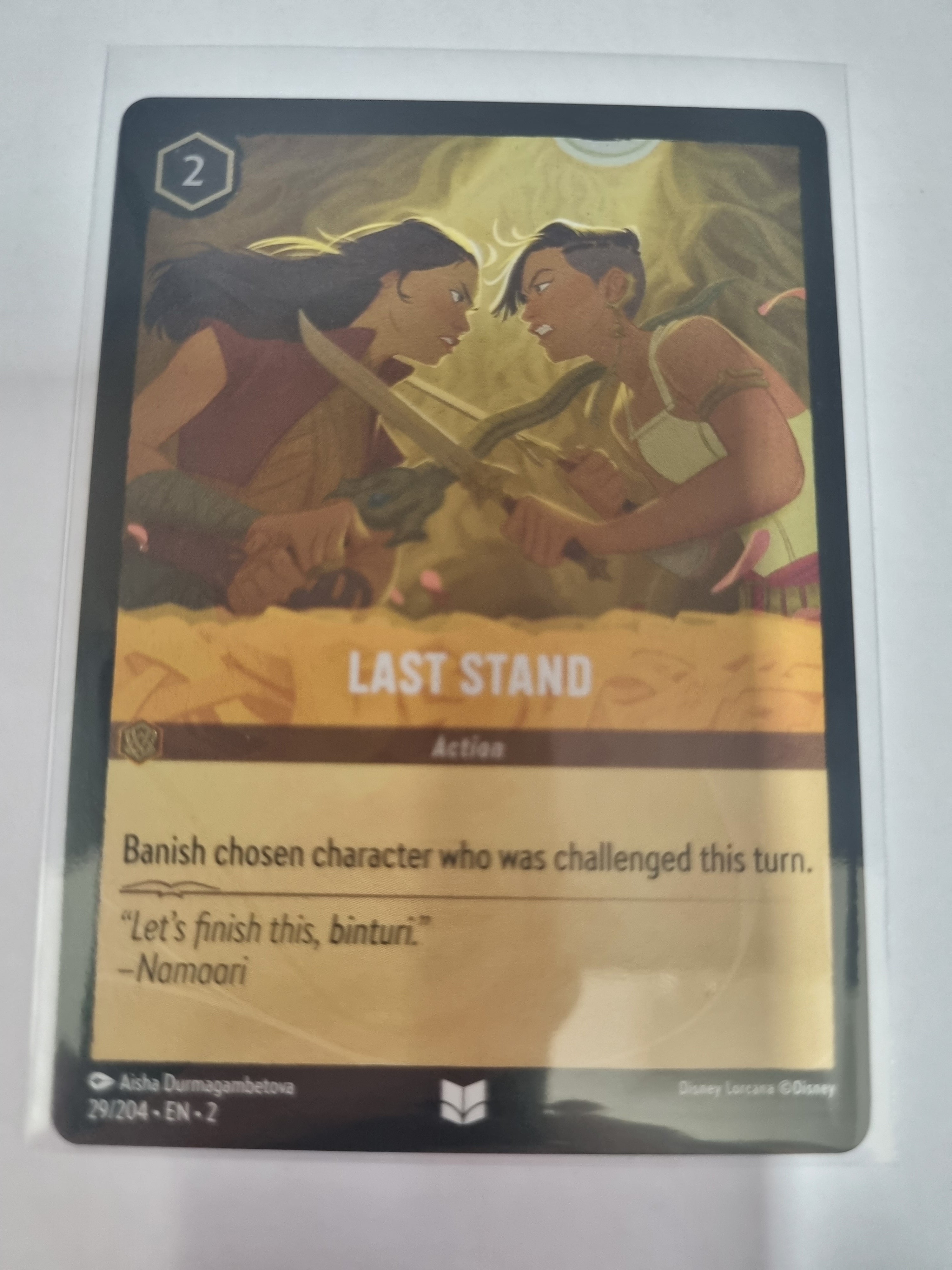 Lorcana - Floodborn - #29/204 - Coldfoil - Last Stand - Uncommon