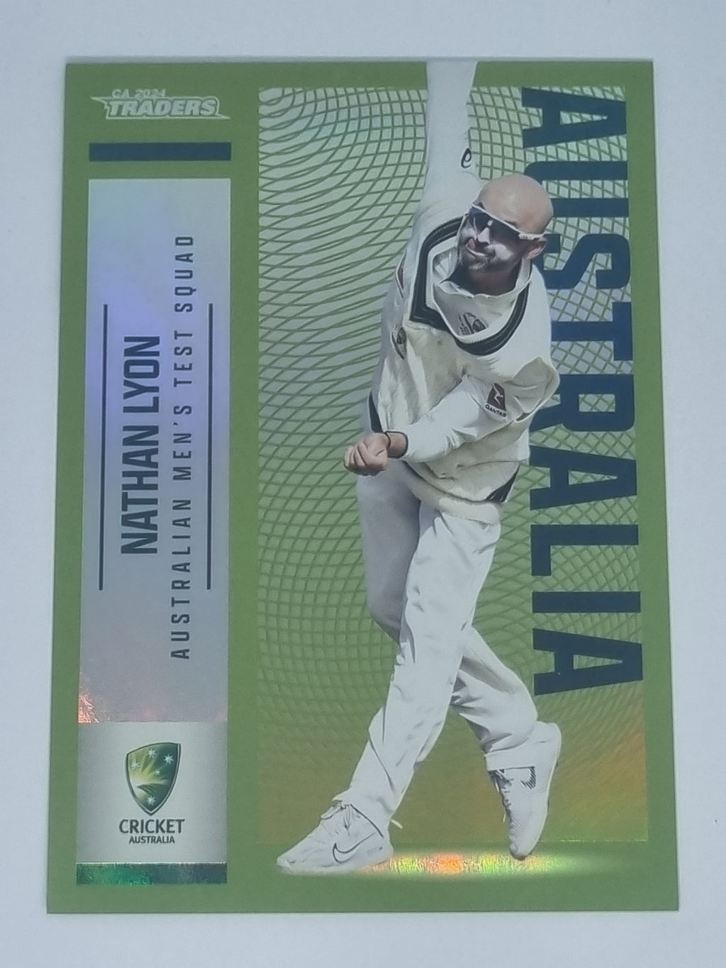 2024-25 LUXE Cricket Traders - Parallel - #P007 - Nathan Lyon - Aust Test