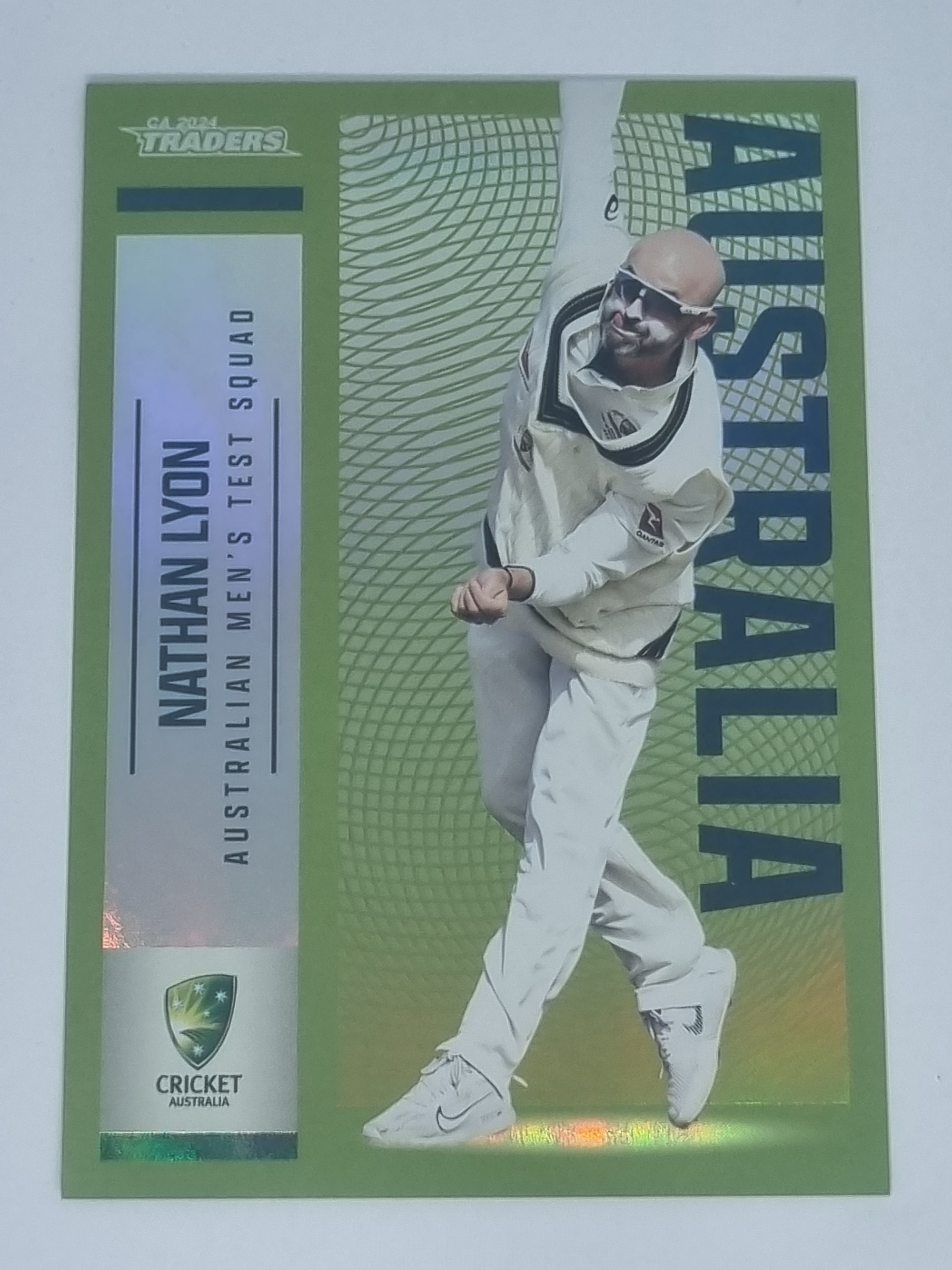 2024-25 LUXE Cricket Traders - Parallel - #P007 - Nathan Lyon - Aust Test