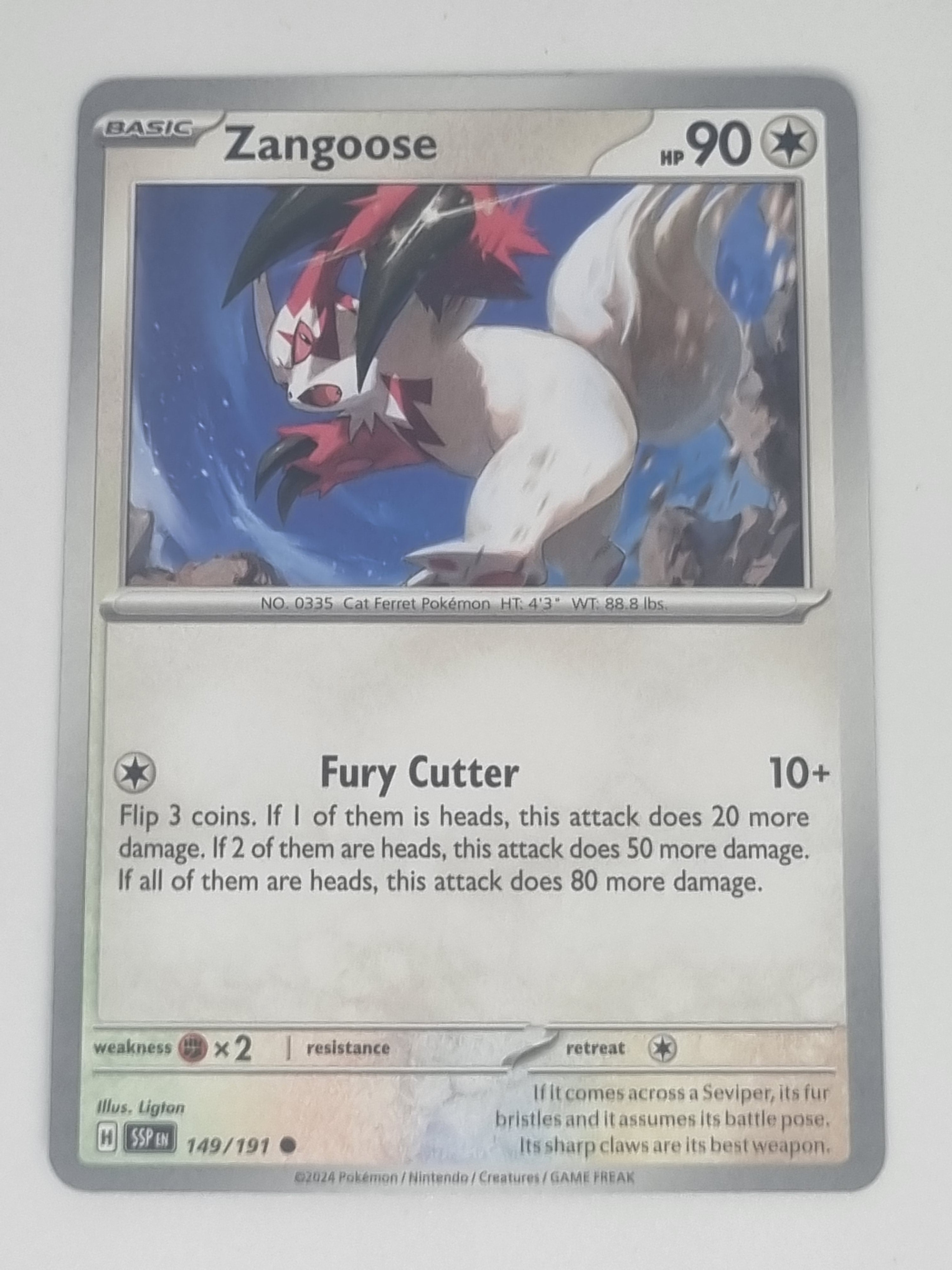 Pokemon TCG - Surging Sparks - #149/191 - Zangoose - Common