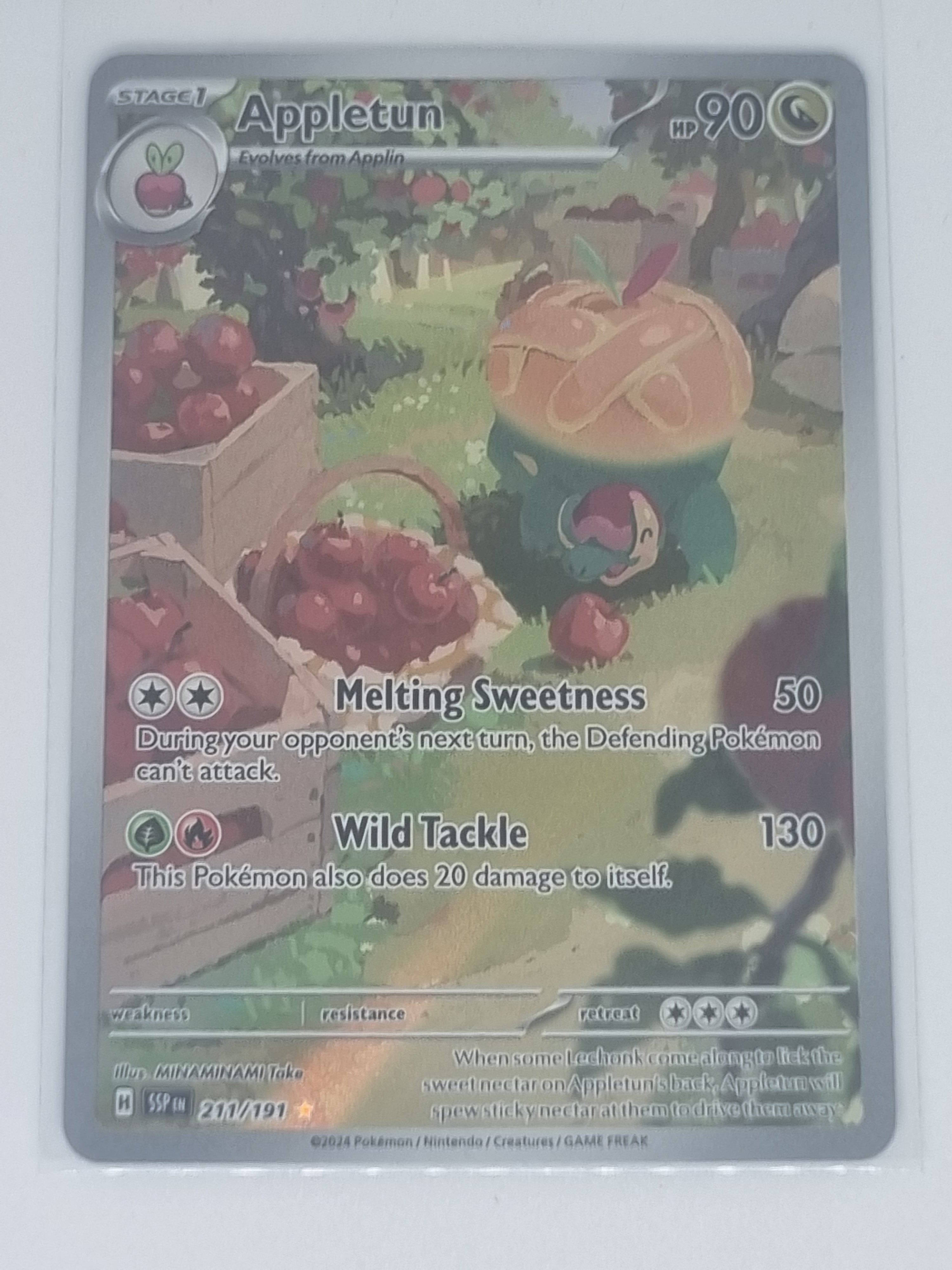Pokemon TCG - Surging Sparks - #211/191 - Appletun - Illustration Rare