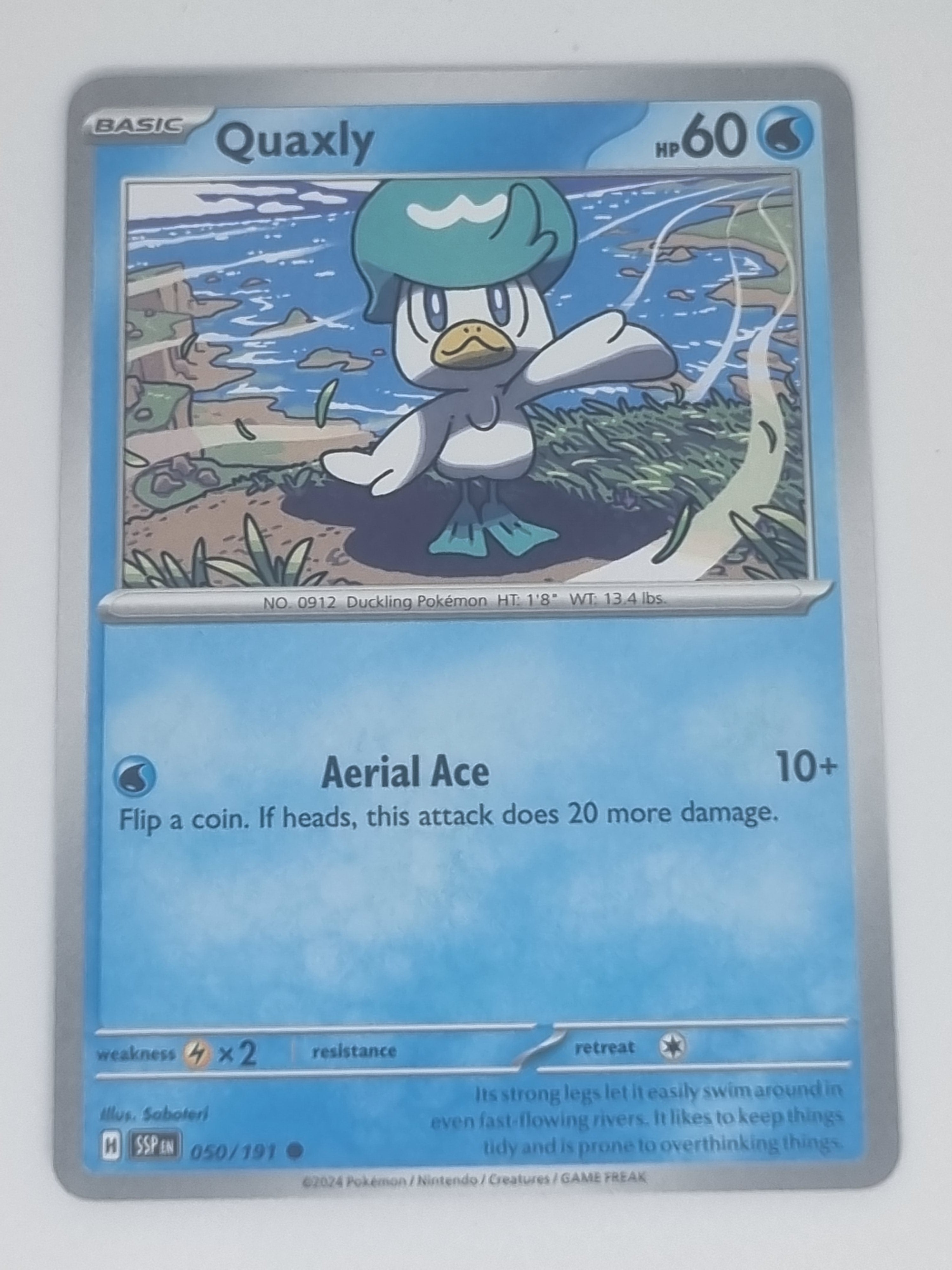Pokemon TCG - Surging Sparks - #050/191 - Quaxly - Common