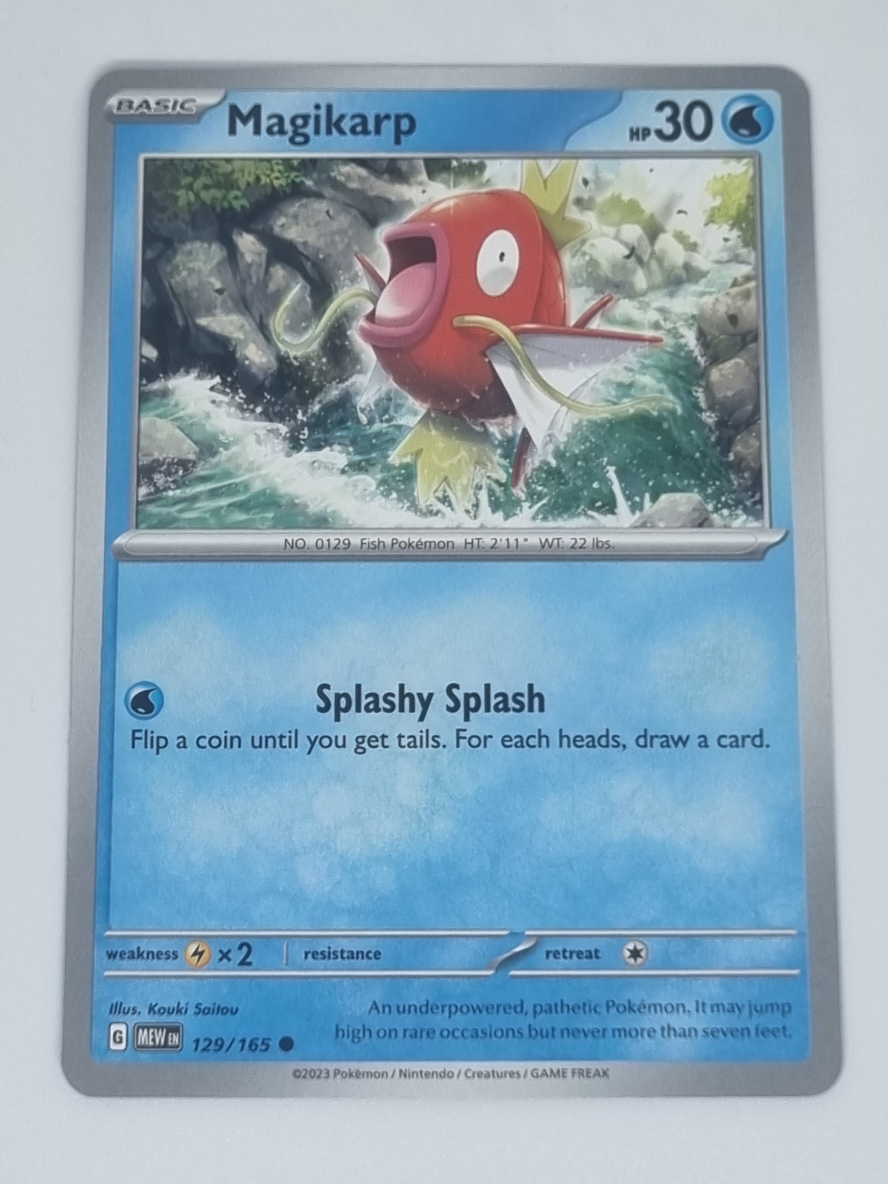 Pokemon TCG - Pokemon 151 - #129/165 - Magikarp - Common