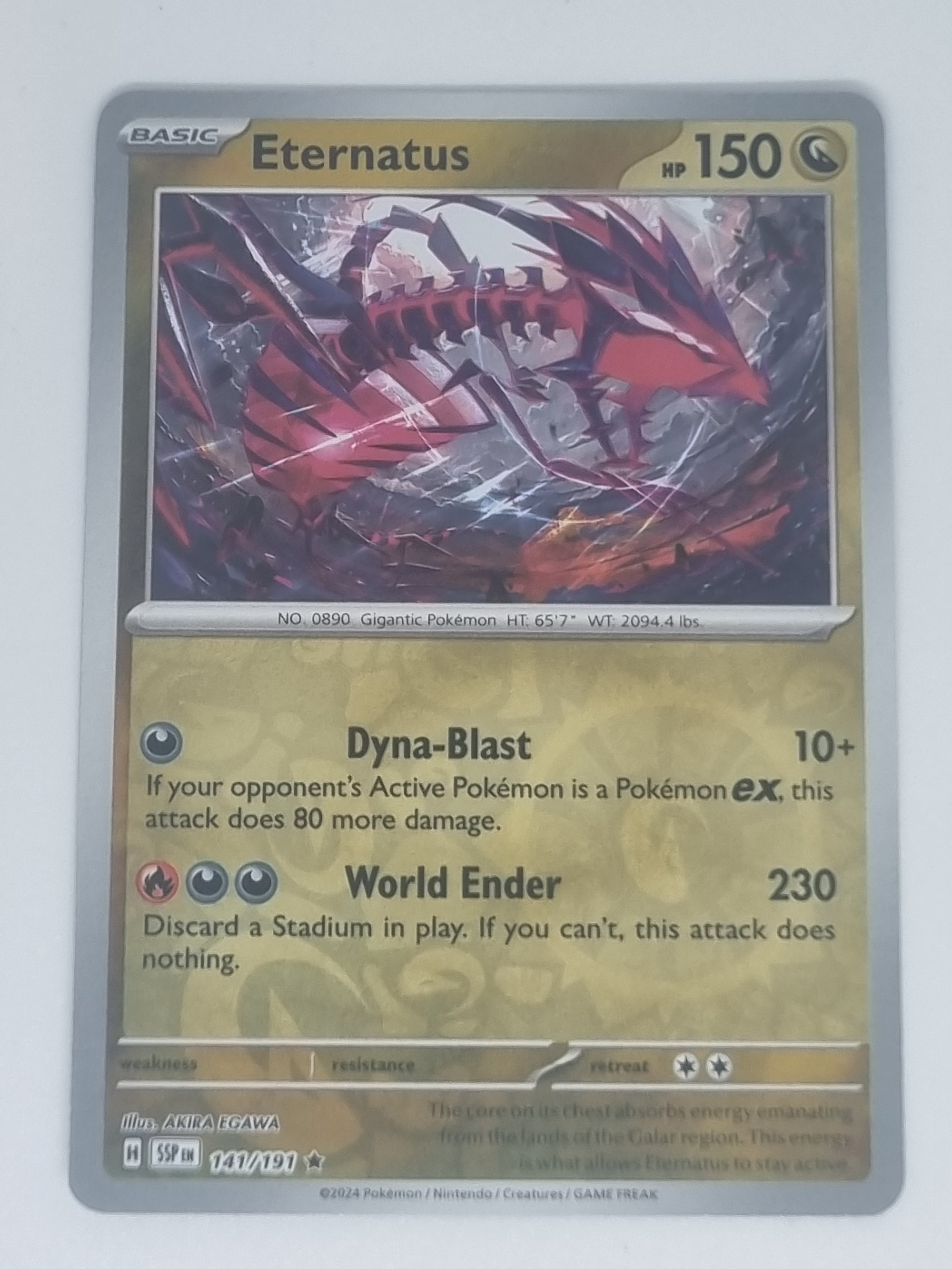 Pokemon TCG - Surging Sparks - #141/191 - Reverse Holo - Eternatus - Rare