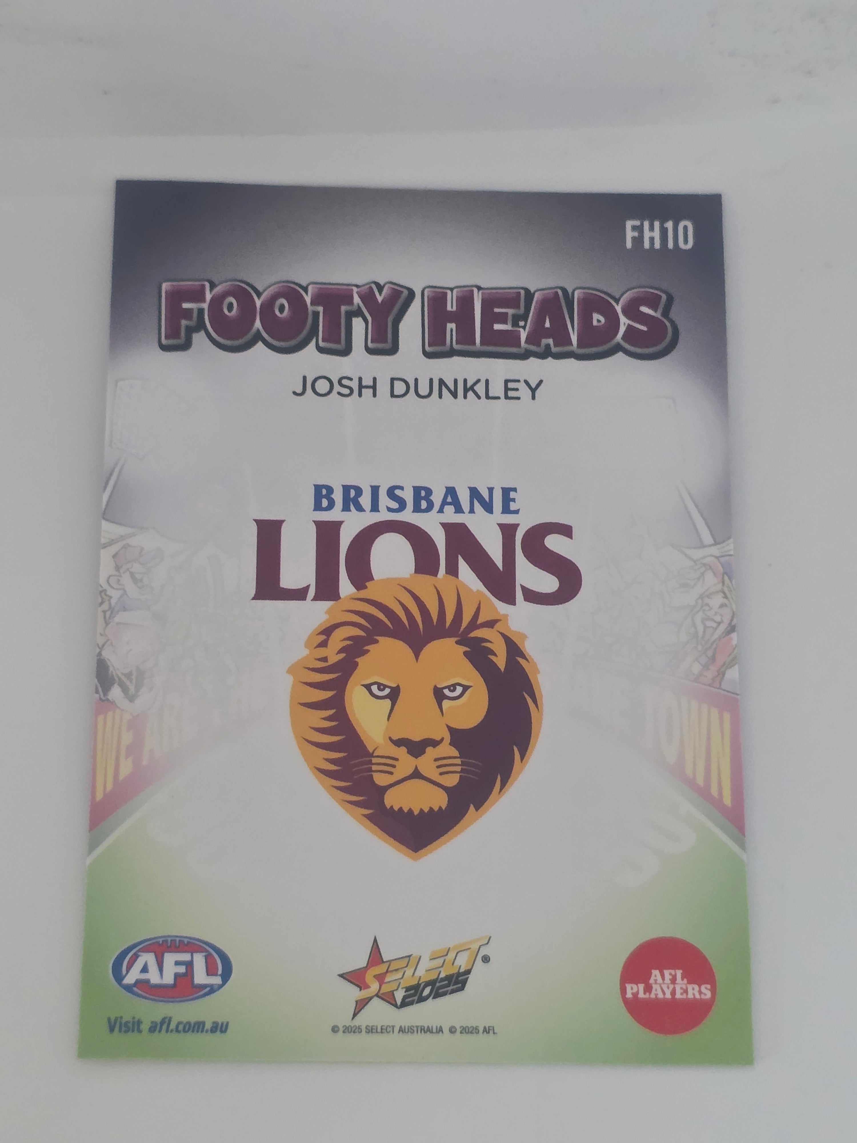 AFL Footy Stars 2025 | Footy Heads | #FH10 | J. Dunkley| Brisbane Lions