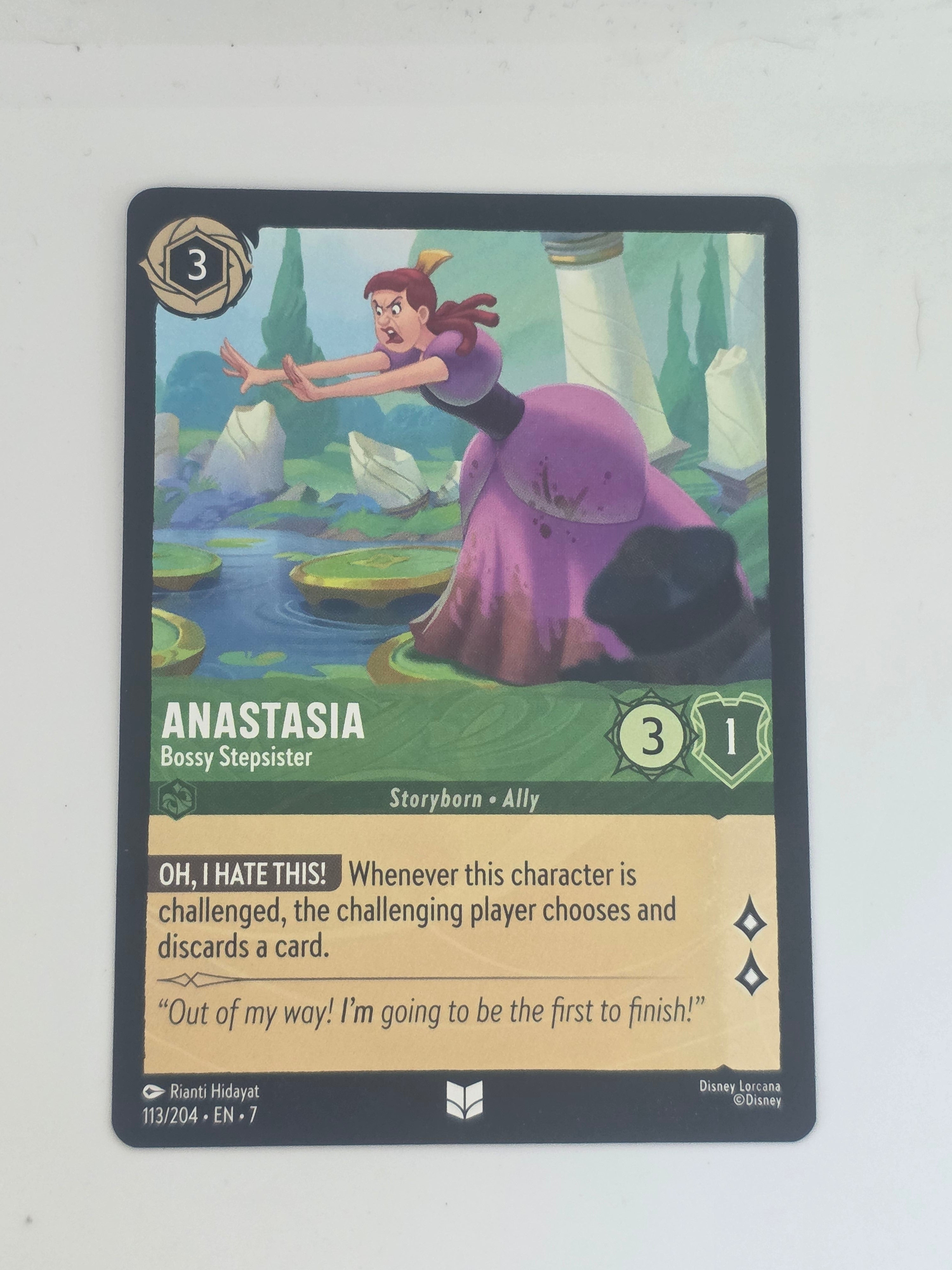 Lorcana | Archazia's Island | #113/204 | Anastasia - Bossy Stepsister | Uncommon