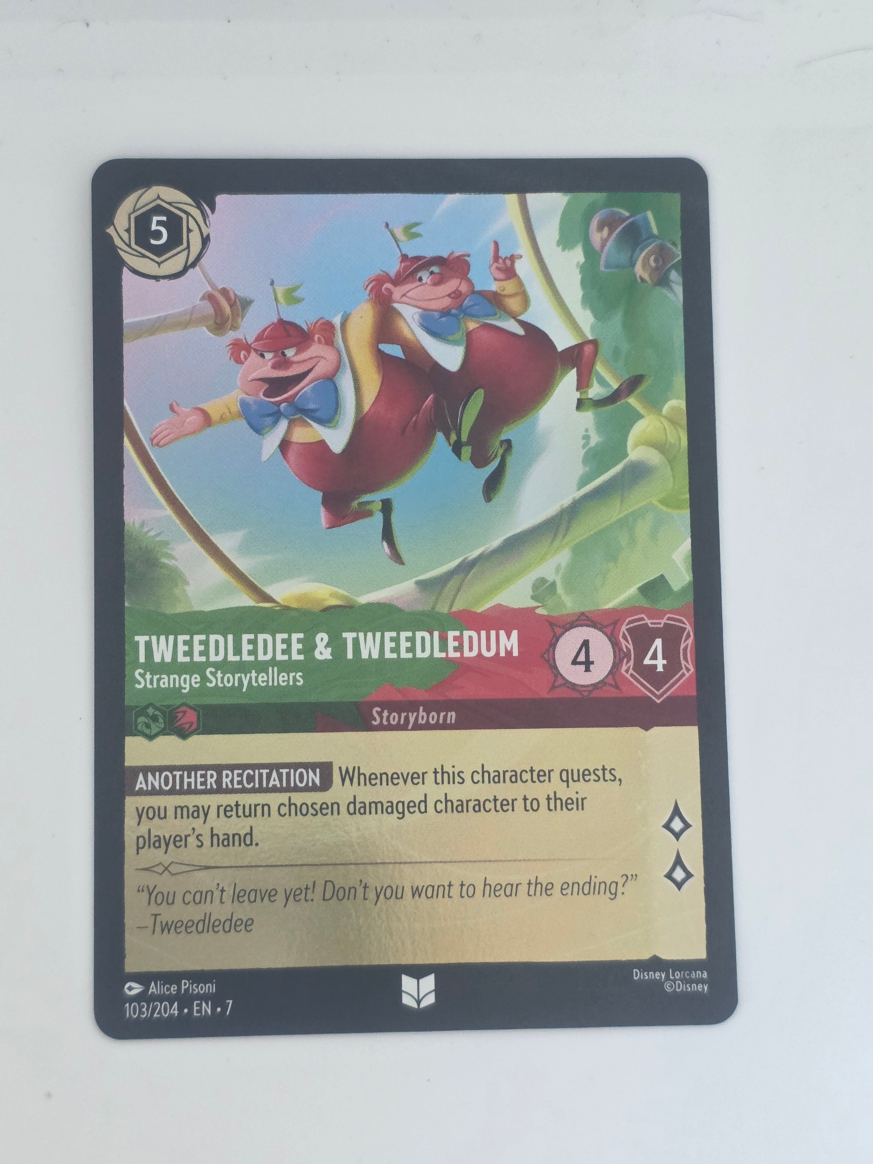Archazia's Island FOIL 103/204 Tweedle Dee & Tweedle Dum Strange Storytellers UC
