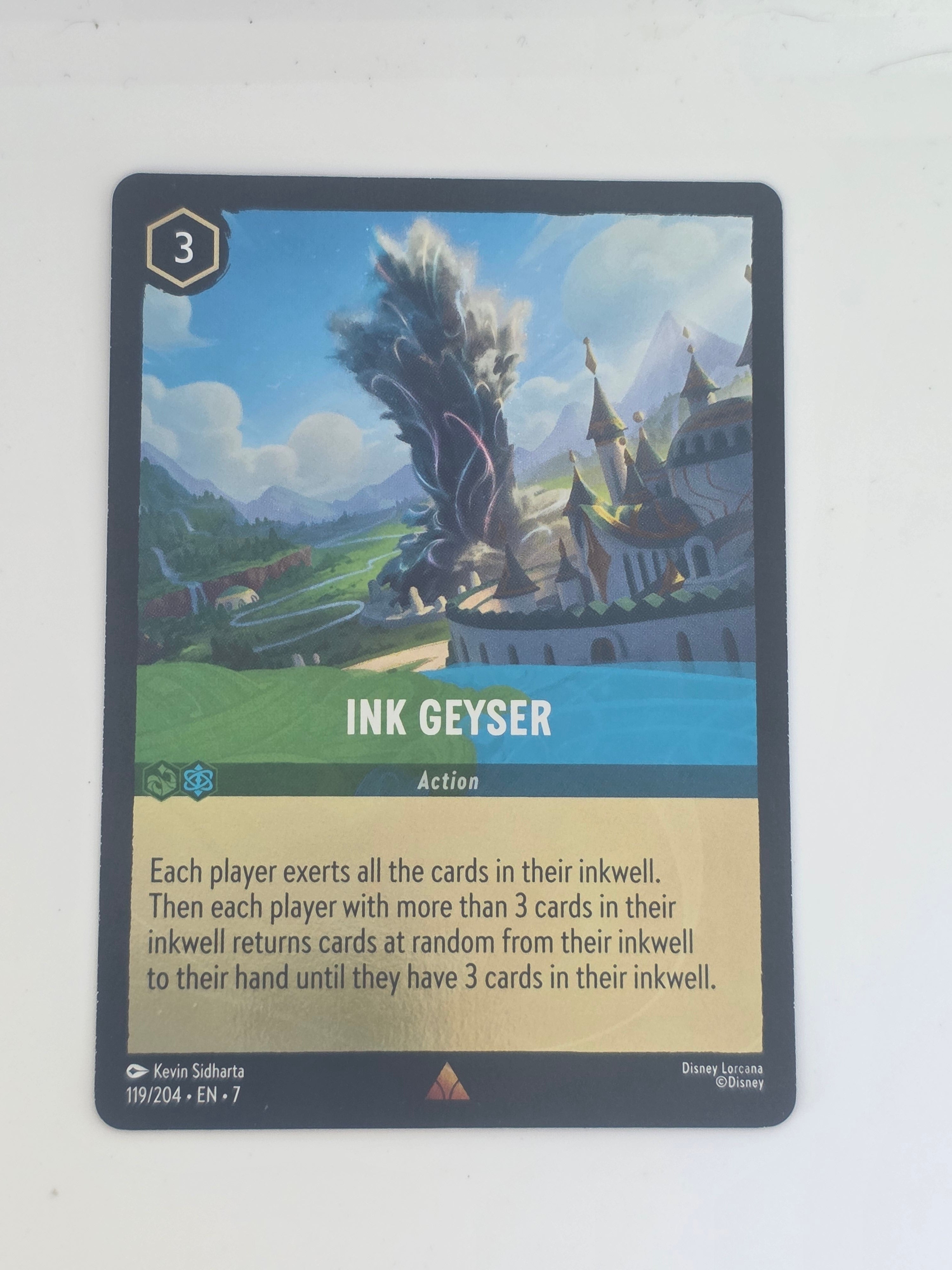 Lorcana | Archazia's Island | COLDFOIL | #119/204 | Ink Geyser | Rare