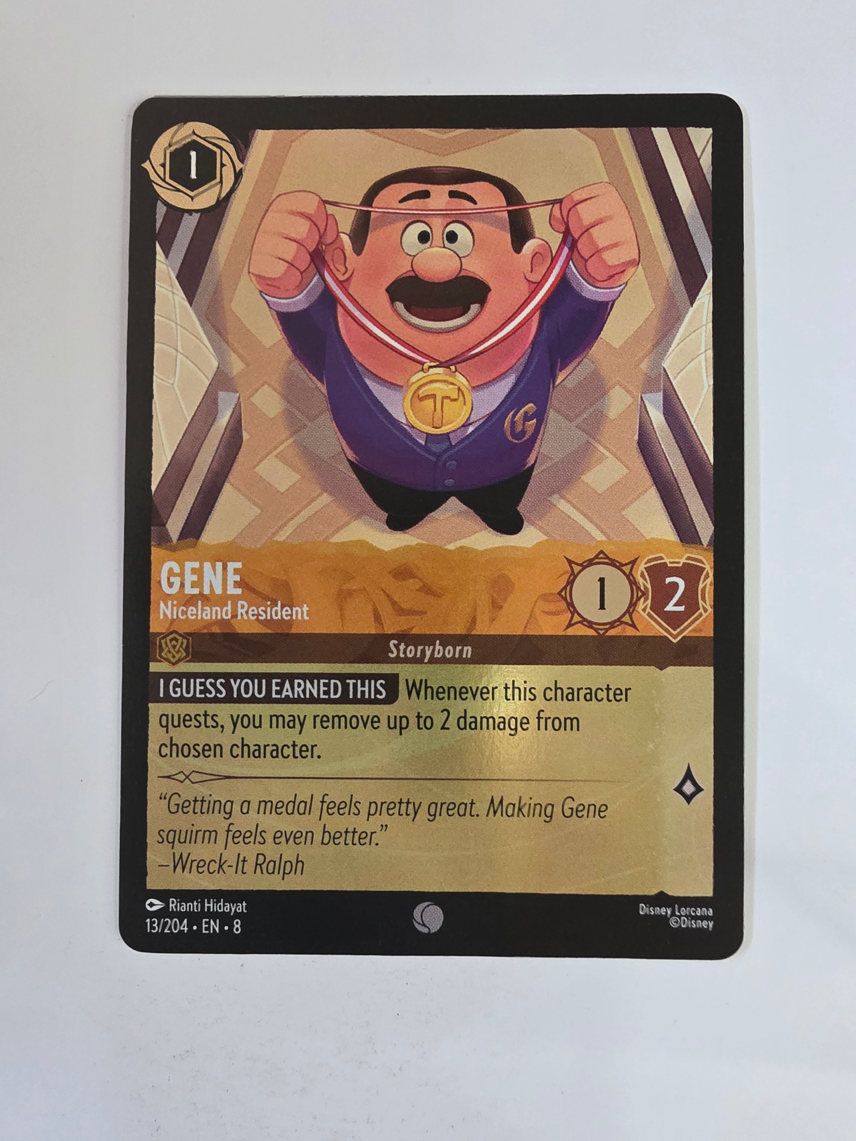 Disney Lorcana Reign of Jafar | Coldfoil | Gene Niceland Resident | #013 | Common