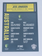 2024-25 LUXE Cricket Traders - Parallel - #P040 - Jess Jonassen - Aust ODI