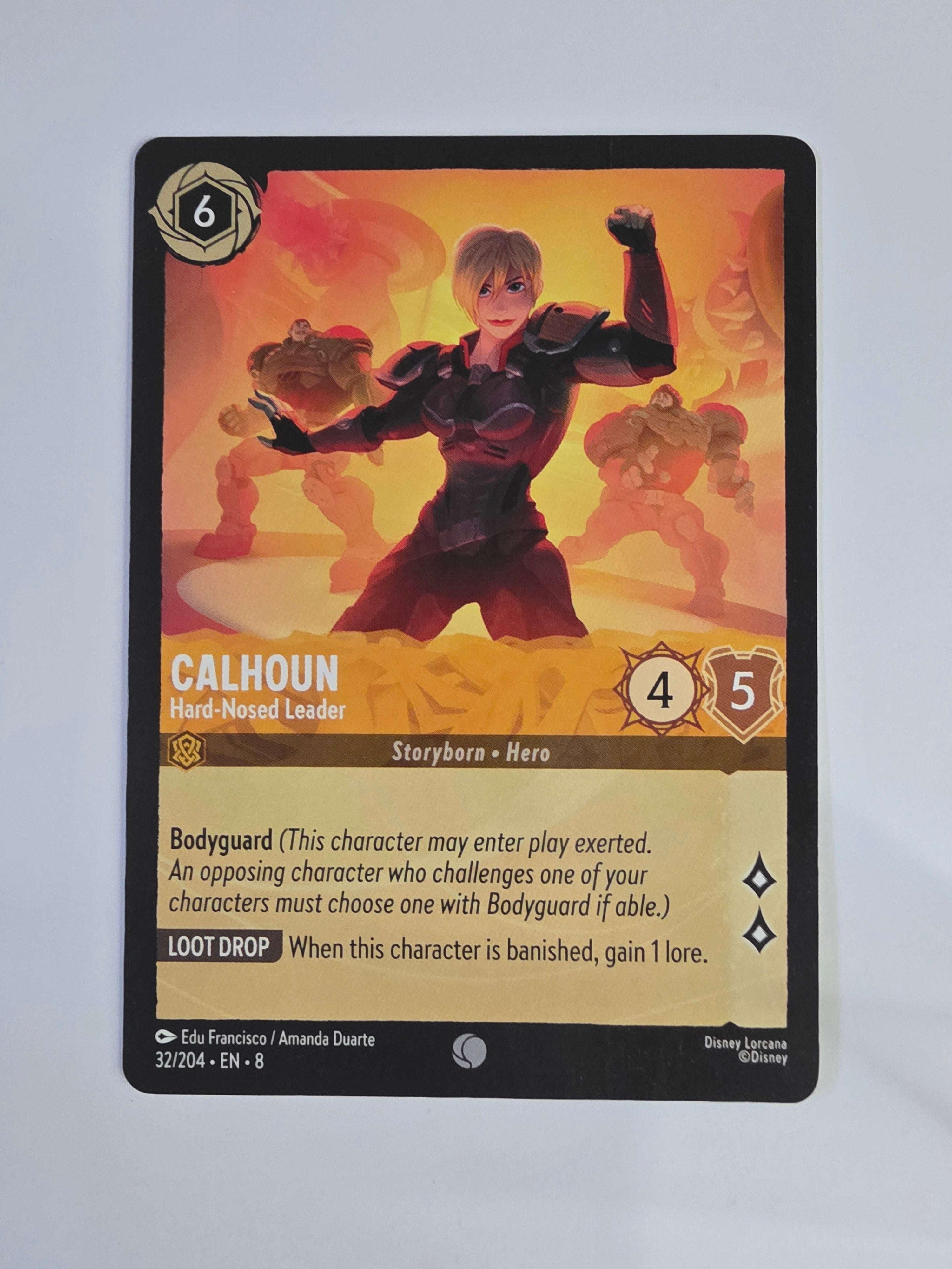 Disney Lorcana Reign of Jafar | Calhoun Hard-Nosed Leader | #032 | Common