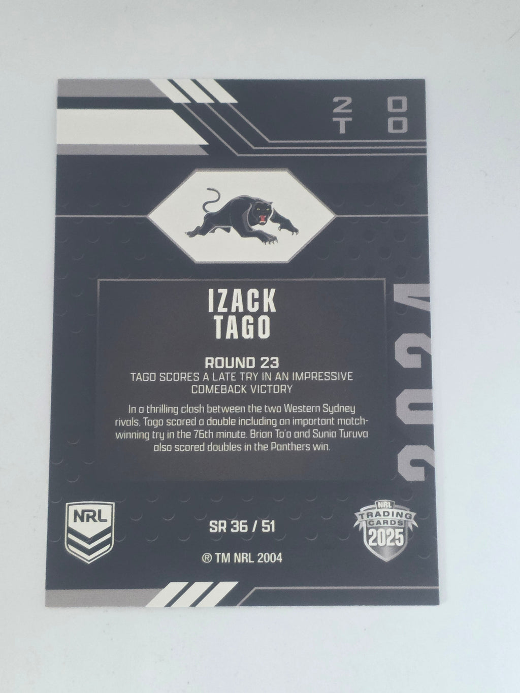 NRL 2025 Traders | 2024 Season to Remember | #SR36 | Izack Tago | Panthers