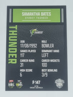 2024-25 LUXE Cricket Traders - Parallel - #P147 - Samantha Bates - Thunder