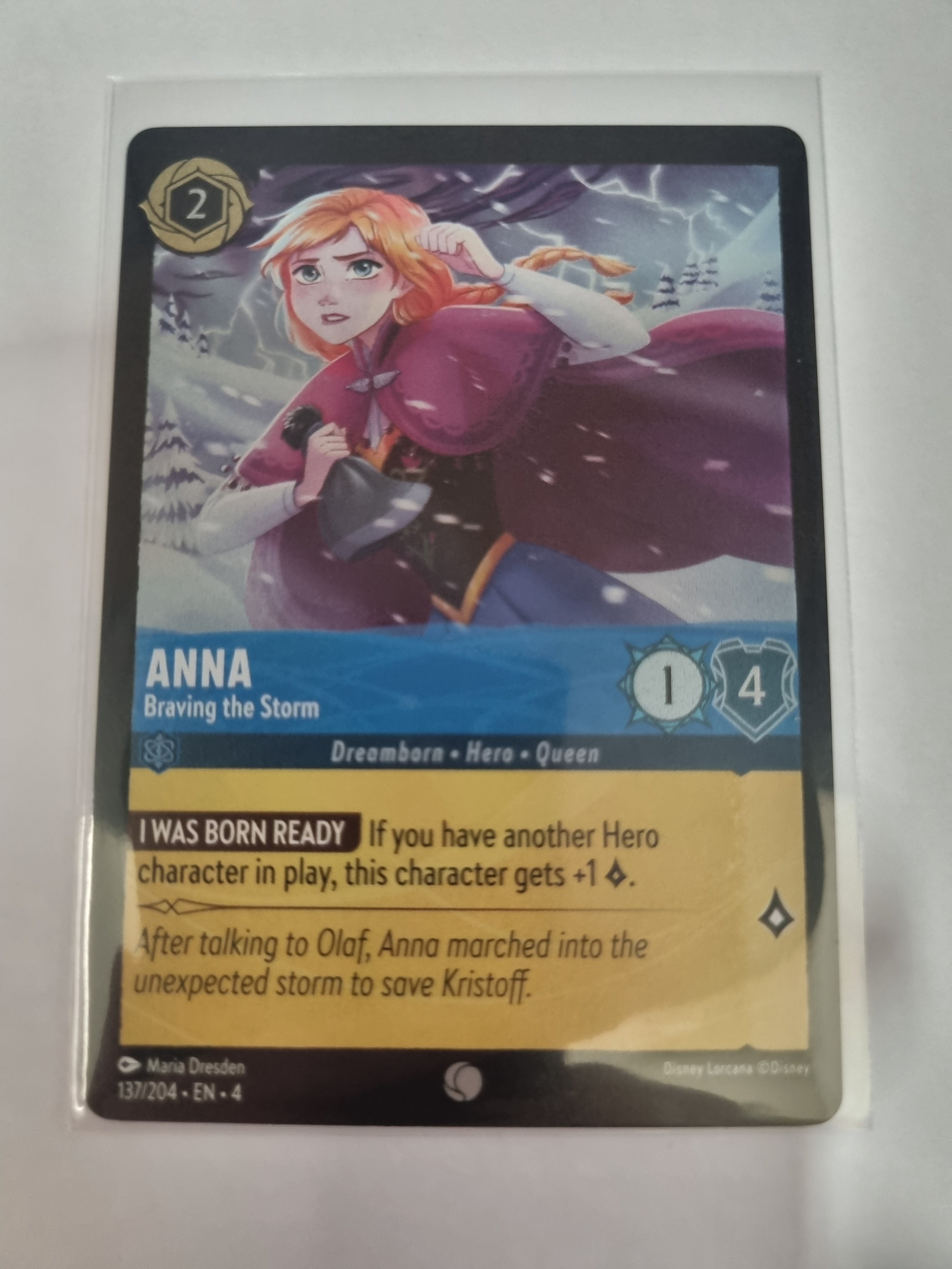 Ursula's Return - Coldfoil - Anna - Braving the Storm - 137/204 - Common