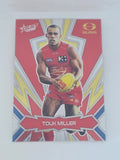 AFL Footy Stars 2025 | Luminous Thunderbolt | #LT104 | T. Miller Gold Coast Suns