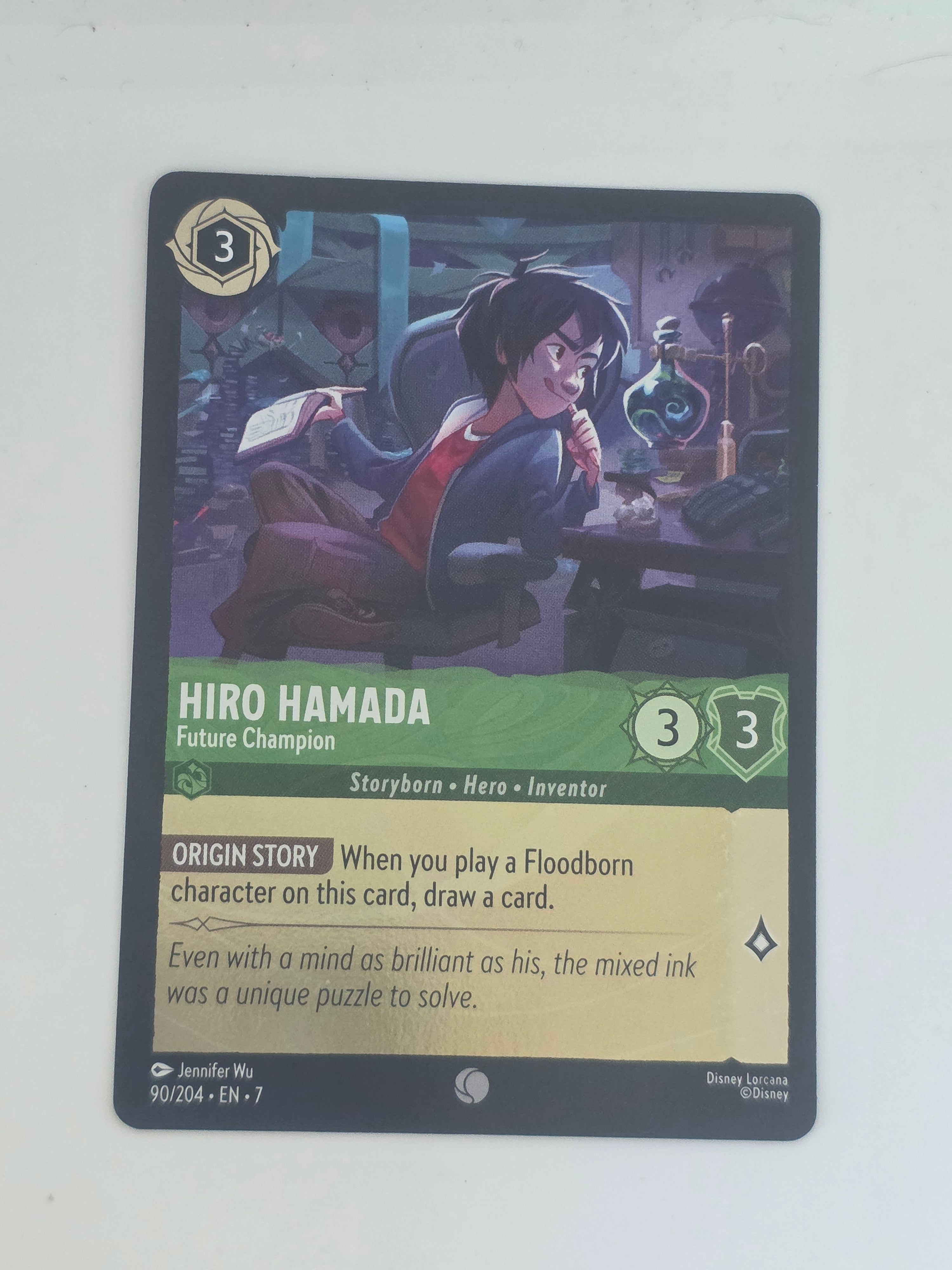 Lorcana | Archazia's Island COLDFOIL #90/204 Hiro Hamada Future Champion Common
