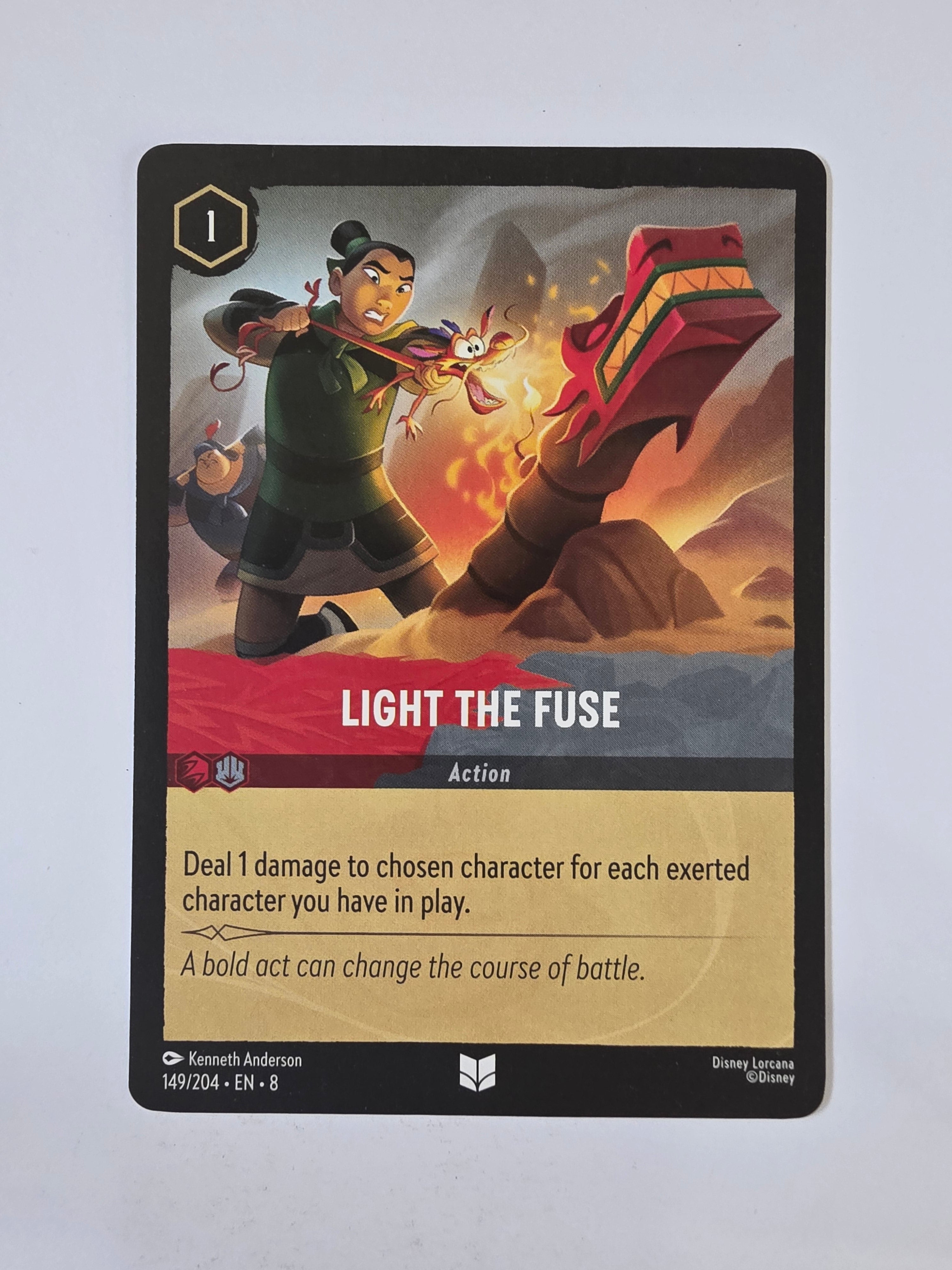 Disney Lorcana Reign of Jafar | Light the Fuse | #149 | Uncommon