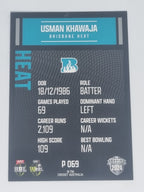 2024-25 LUXE Cricket Traders - Parallel - #P069 - Usman Khawaja - Heat