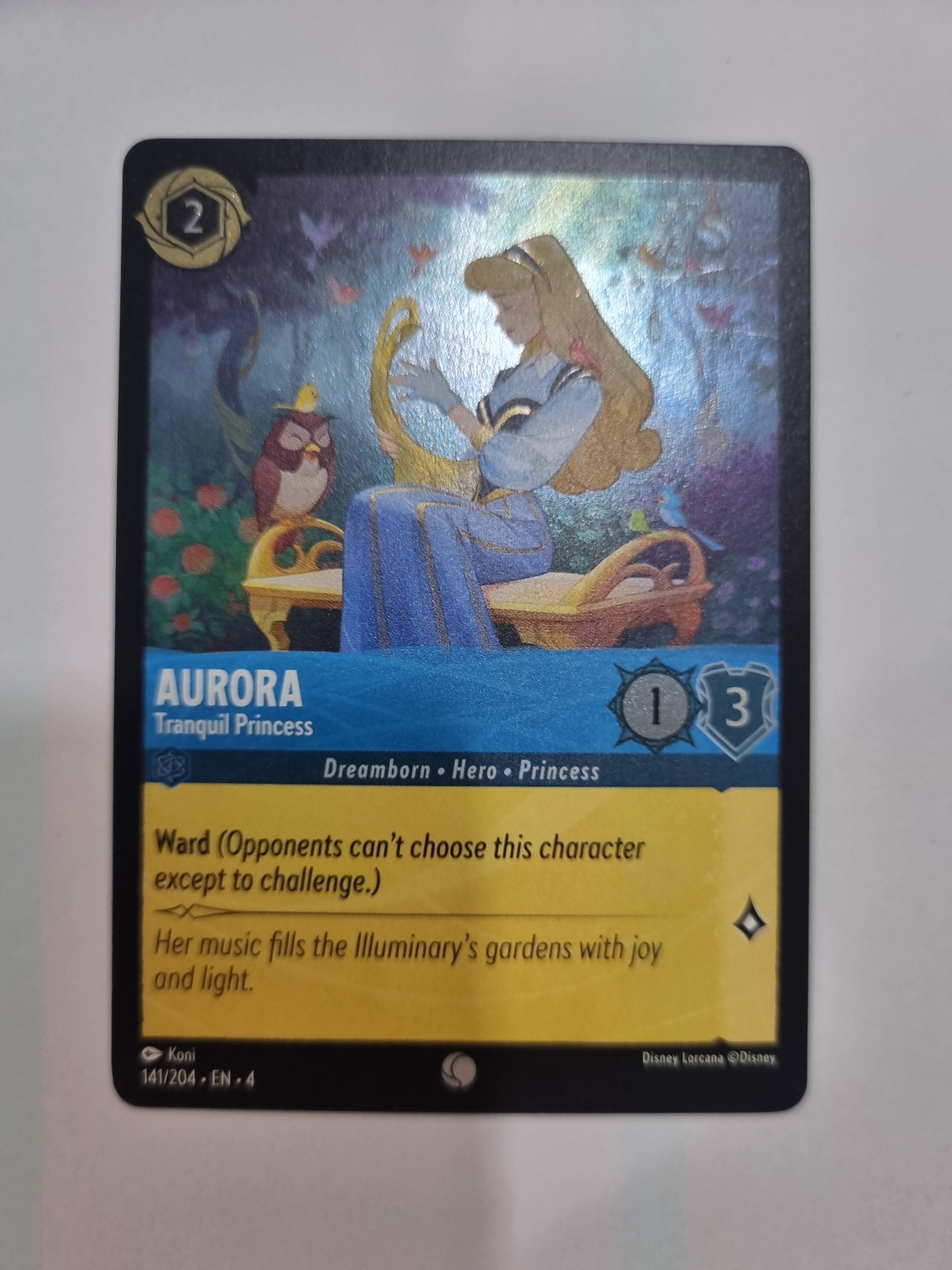 Ursula's Return - Coldfoil - Aurora - Tranquil Princess - 141/204 - Common