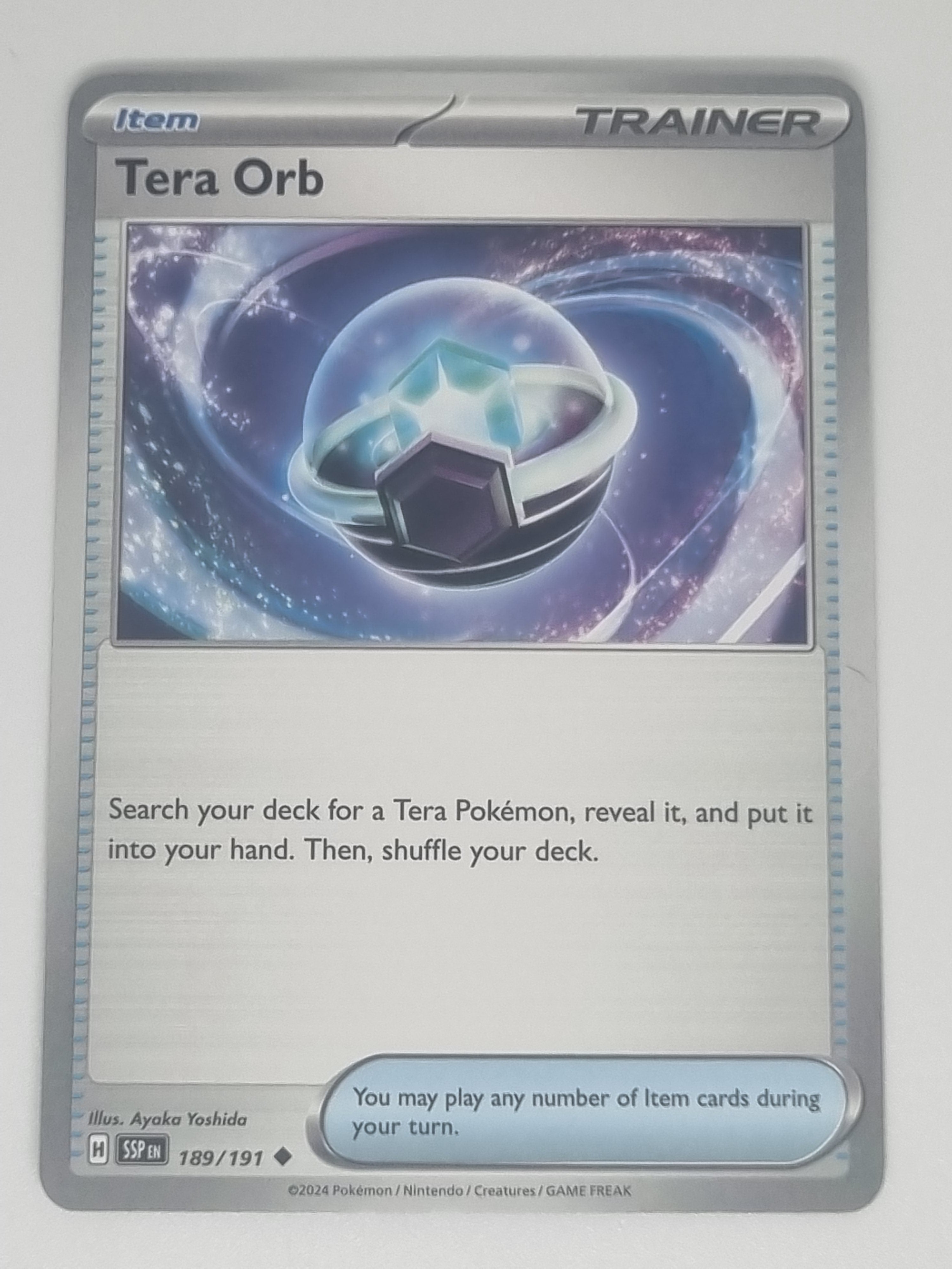 Pokemon TCG - Surging Sparks - #189/191 - Tera Orb - Uncommon