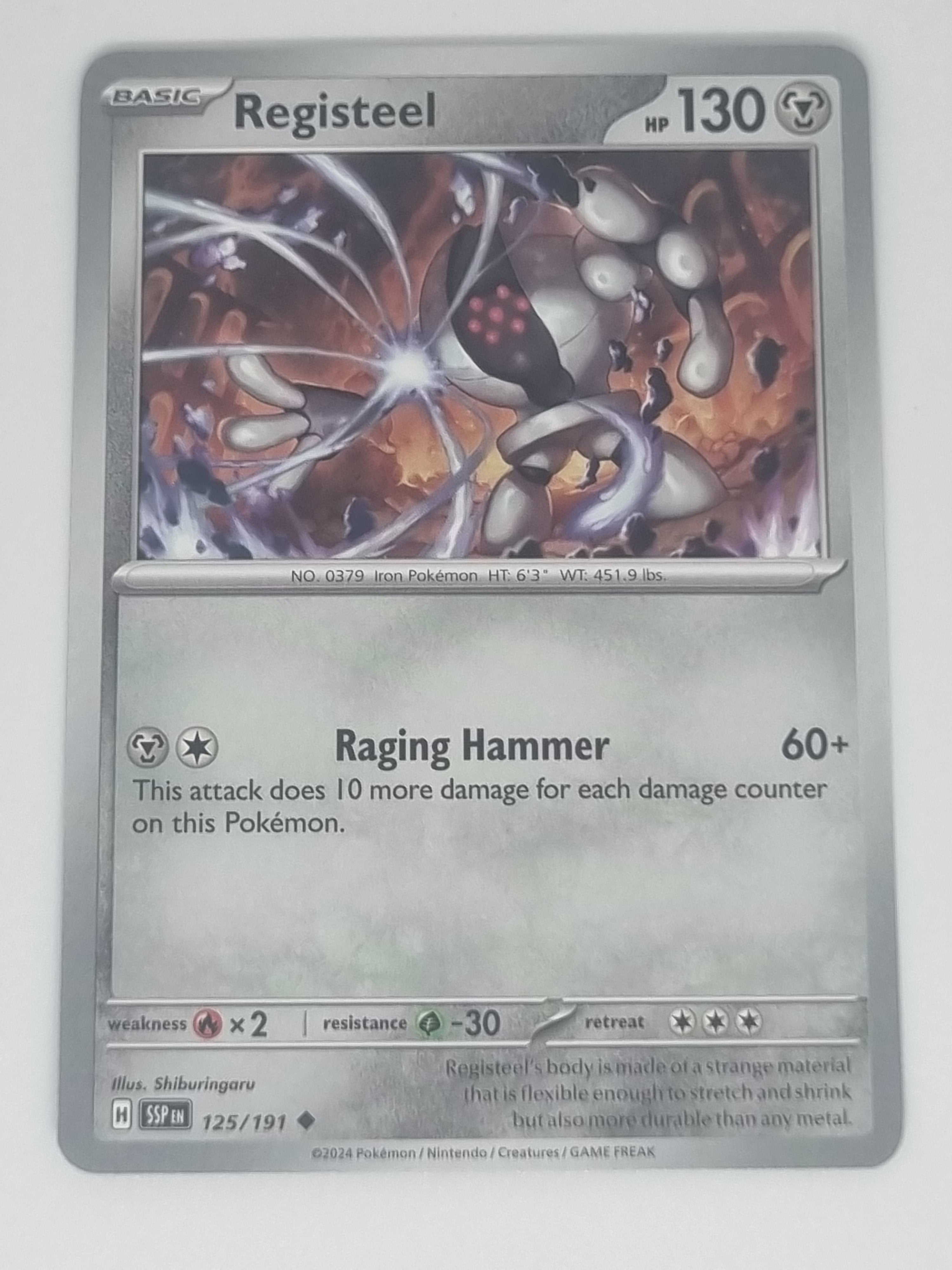 Pokemon TCG - Surging Sparks - #125/191 - Registeel - Uncommon