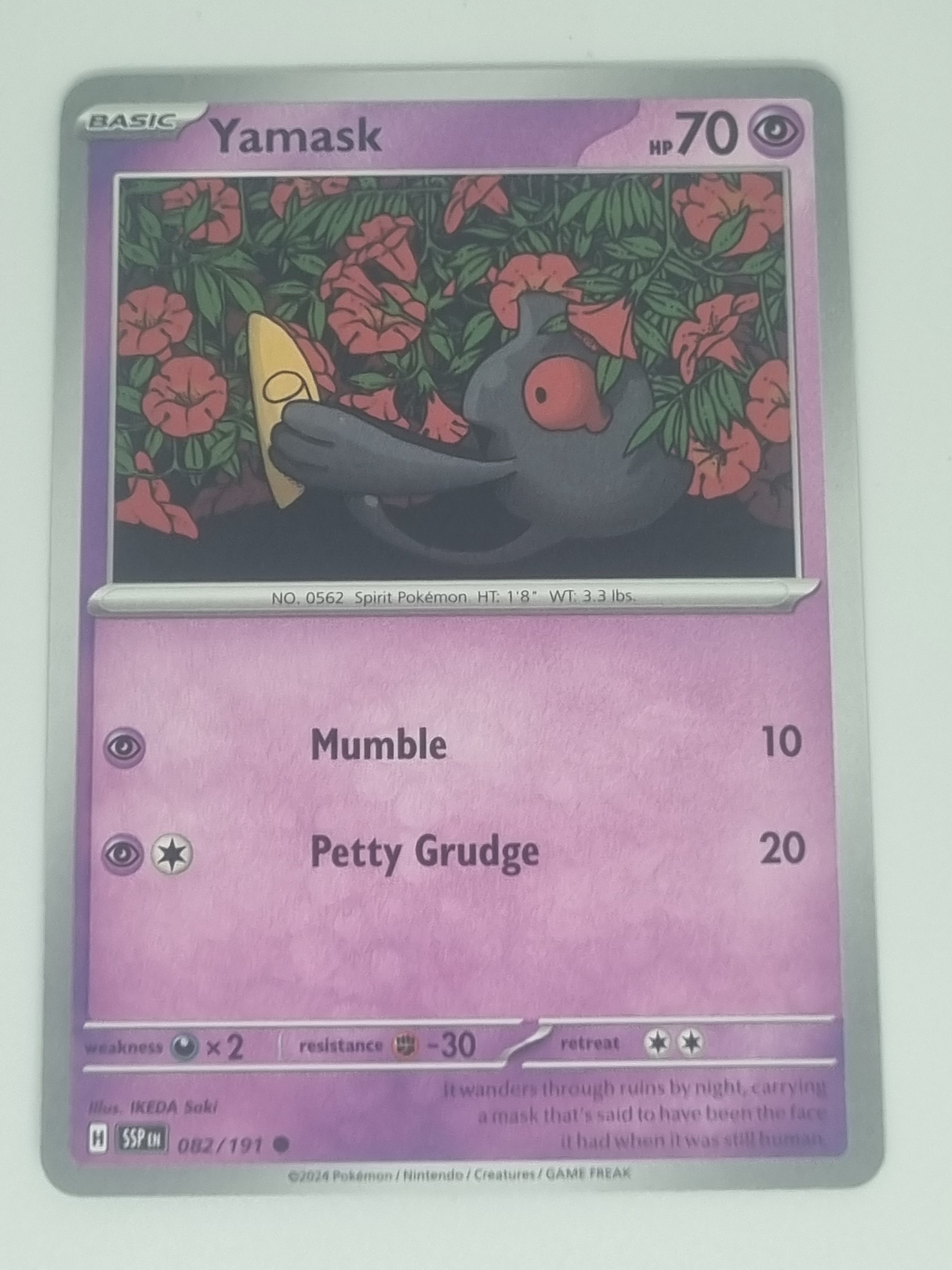 Pokemon TCG - Surging Sparks - #082/191 - Yamask - Common