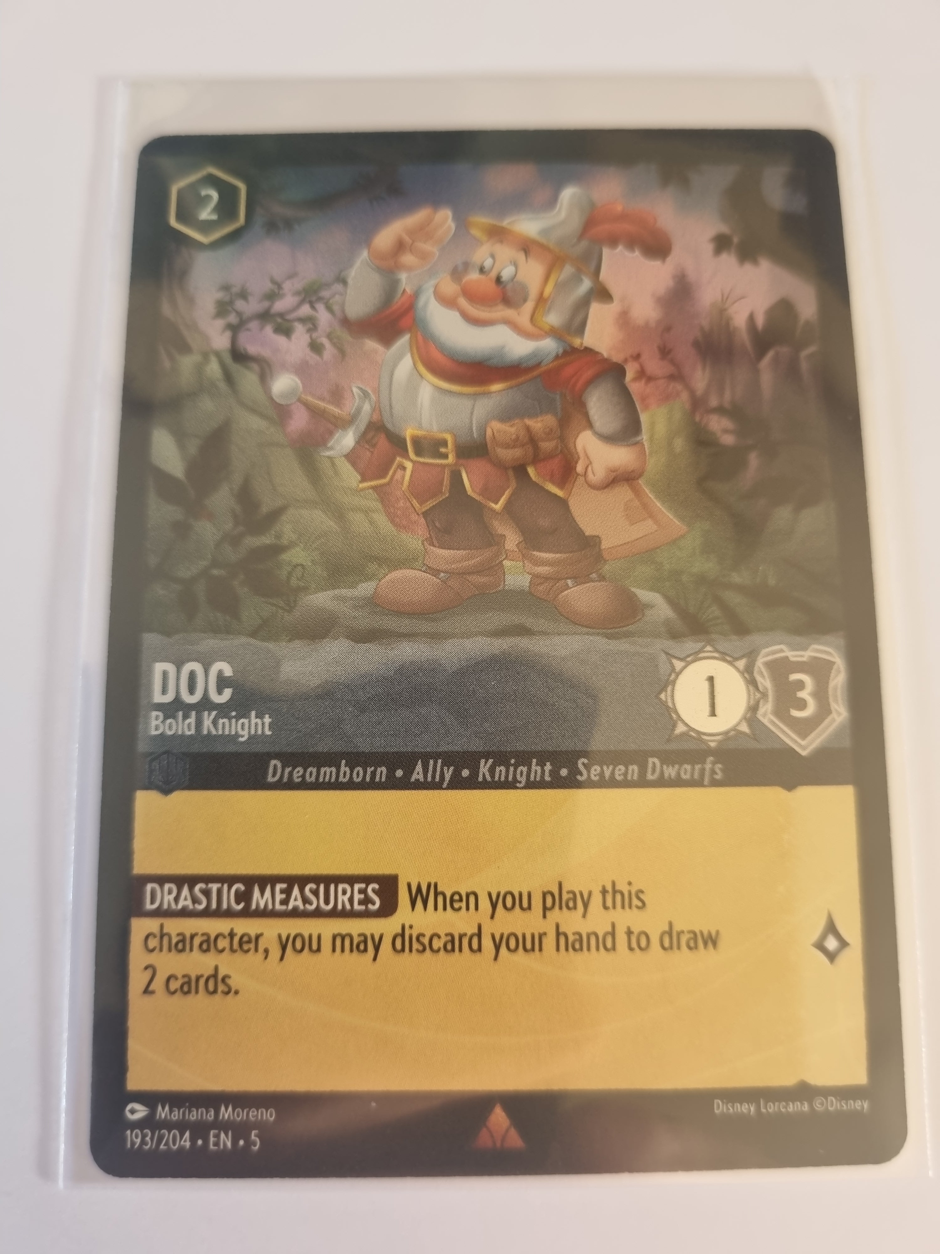 Shimmering Skies - Coldfoil - Doc - Bold Knight - 193/204 - Rare