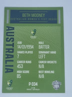 2024-25 LUXE Cricket Traders - Parallel - #P034 - Beth Mooney - Aust Test