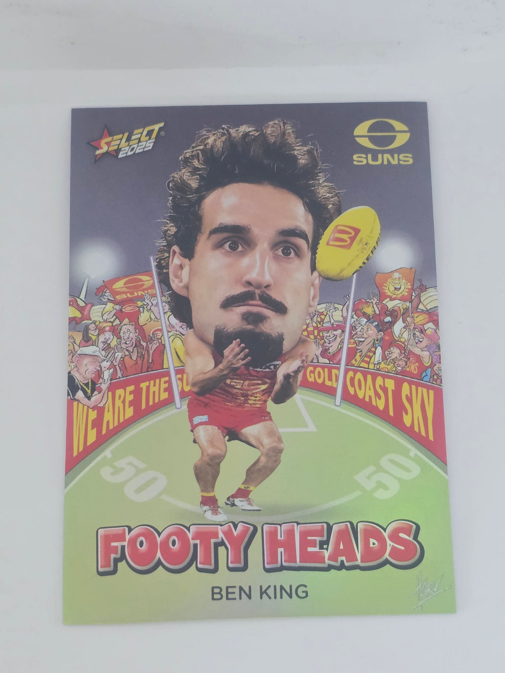 AFL Footy Stars 2025 | Footy Heads | #FH51 | B. King | Gold Coast Suns