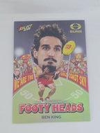 AFL Footy Stars 2025 | Footy Heads | #FH51 | B. King | Gold Coast Suns