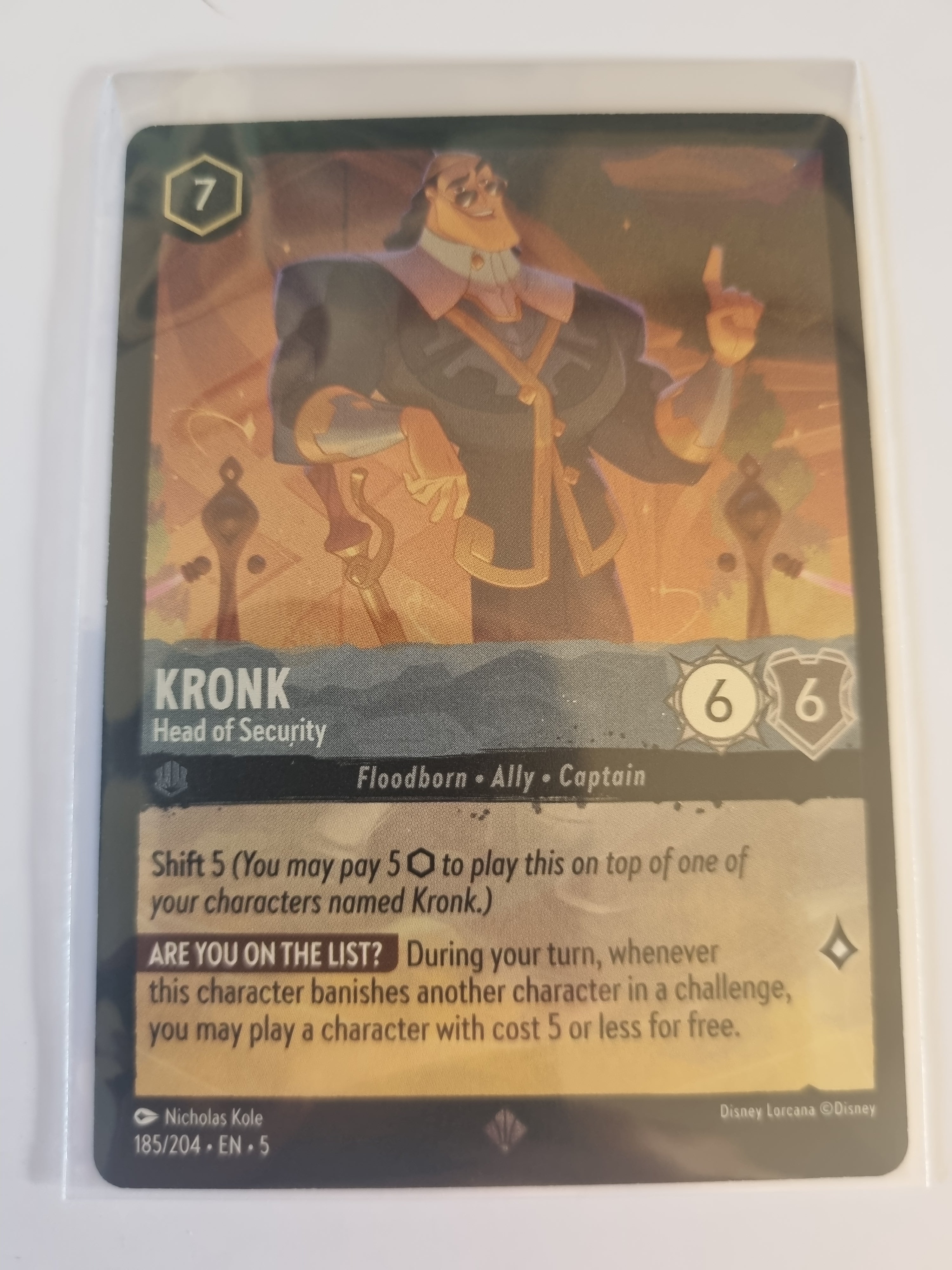 Shimmering Skies - Coldfoil - Kronk - Head of Security - 185/204 - Super Rare