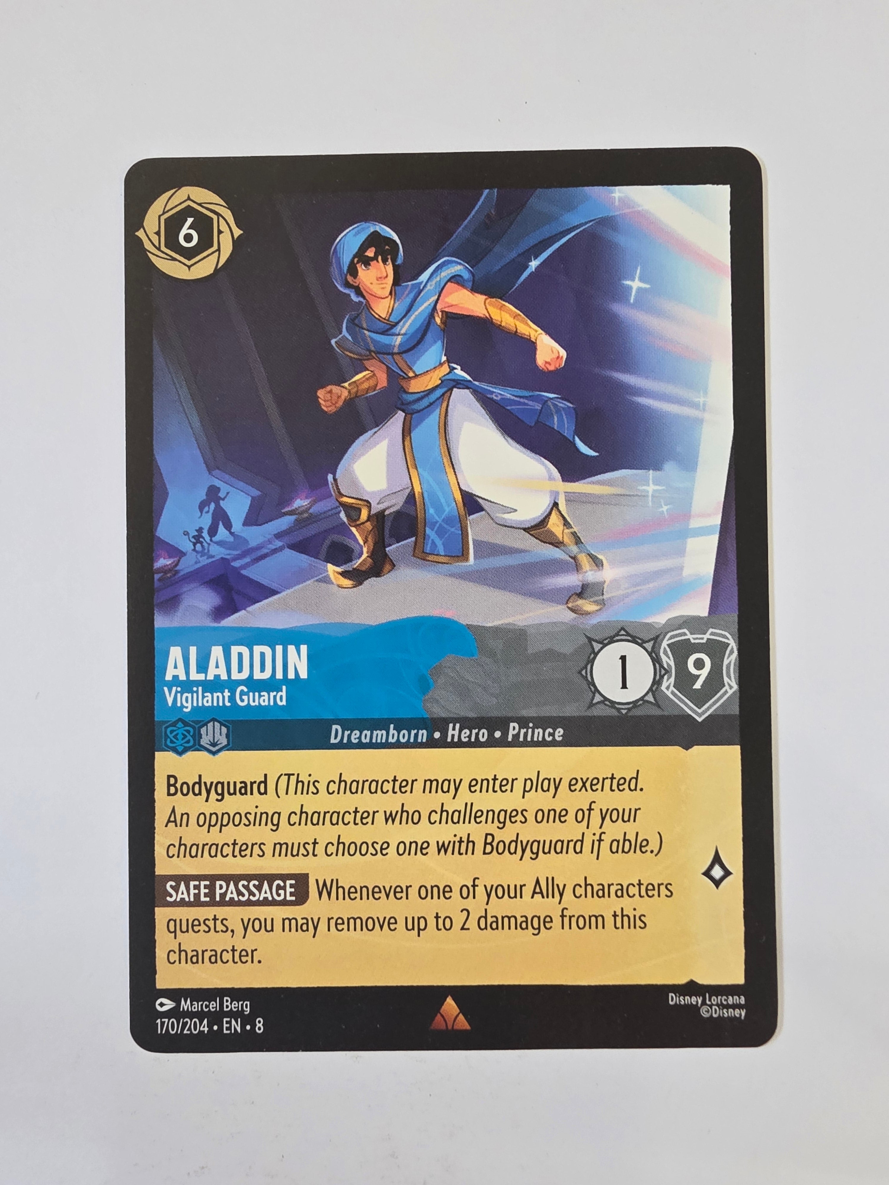 Disney Lorcana Reign of Jafar | Aladdin Vigilant Guard | #170 | Rare