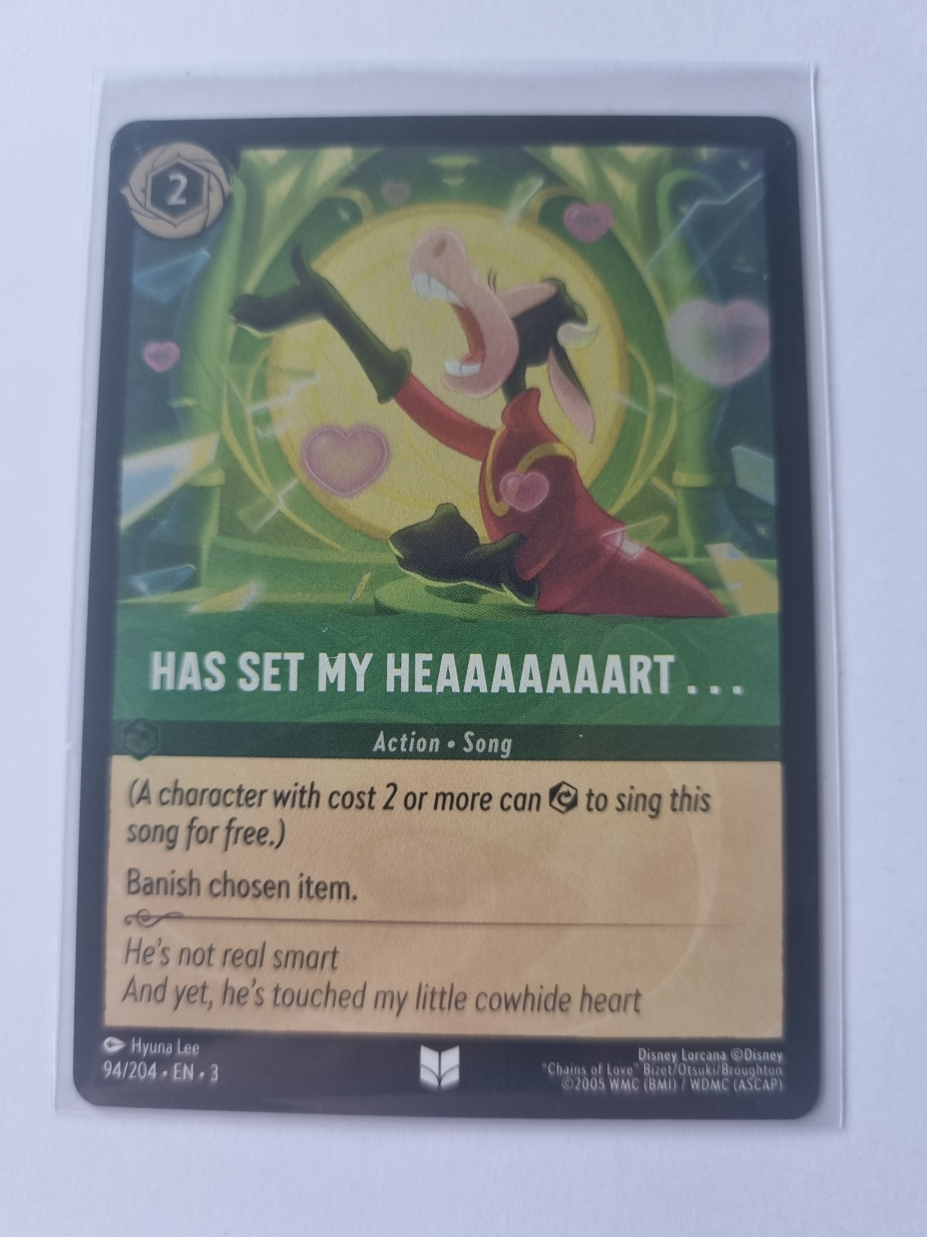 Into the Inklands - Coldfoil - Touched My Heart - 094/204 - Uncommon